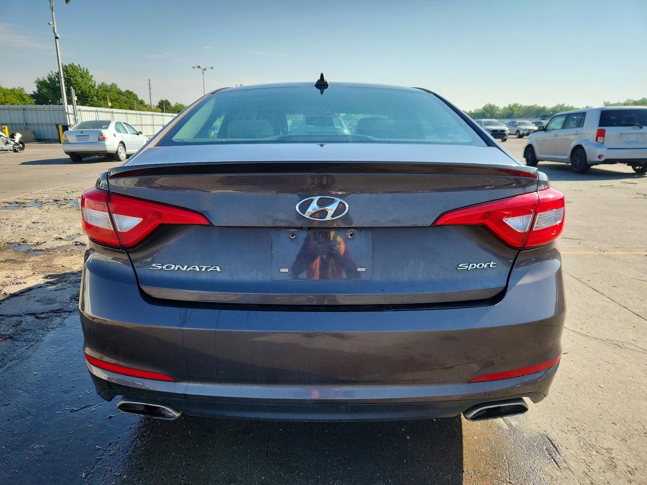 2015 Hyundai Sonata Sport Gray vin: 5NPE34AFXFH065585