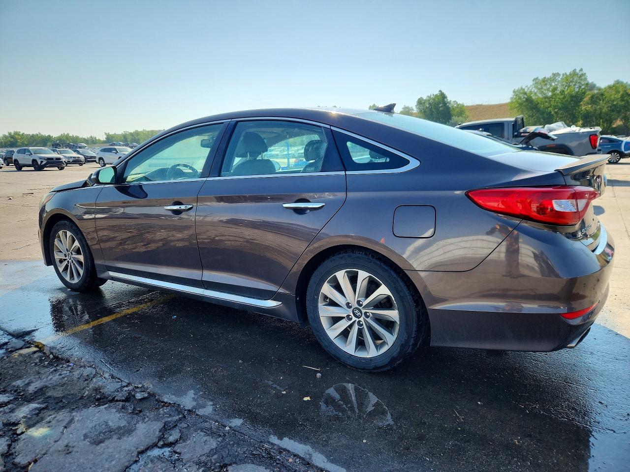 2015 Hyundai Sonata Sport Gray vin: 5NPE34AFXFH065585