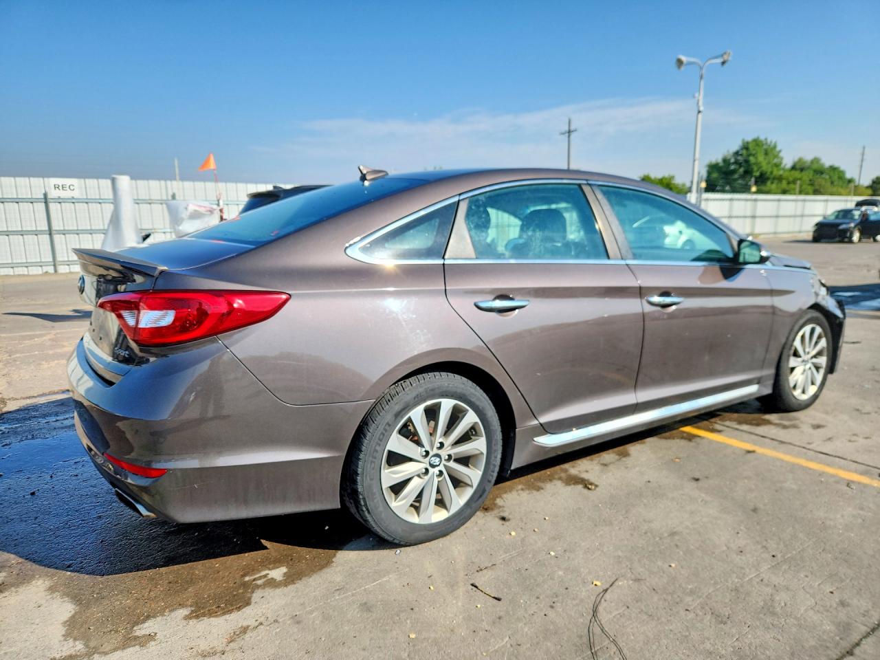 2015 Hyundai Sonata Sport Gray vin: 5NPE34AFXFH065585