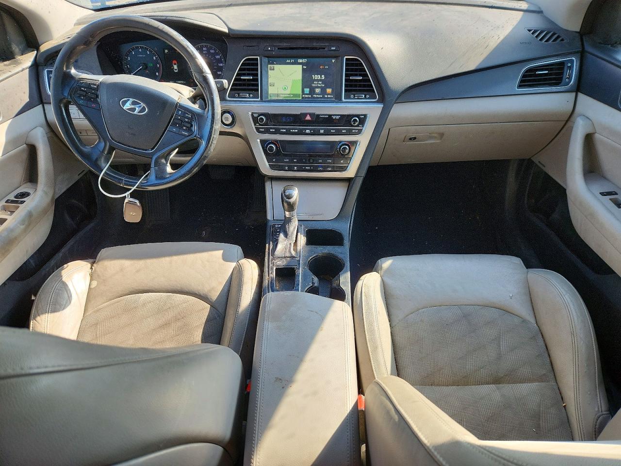 2015 Hyundai Sonata Sport Gray vin: 5NPE34AFXFH065585