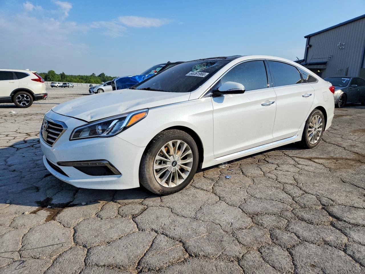 2015 Hyundai Sonata Limited White vin: 5NPE34AFXFH066784