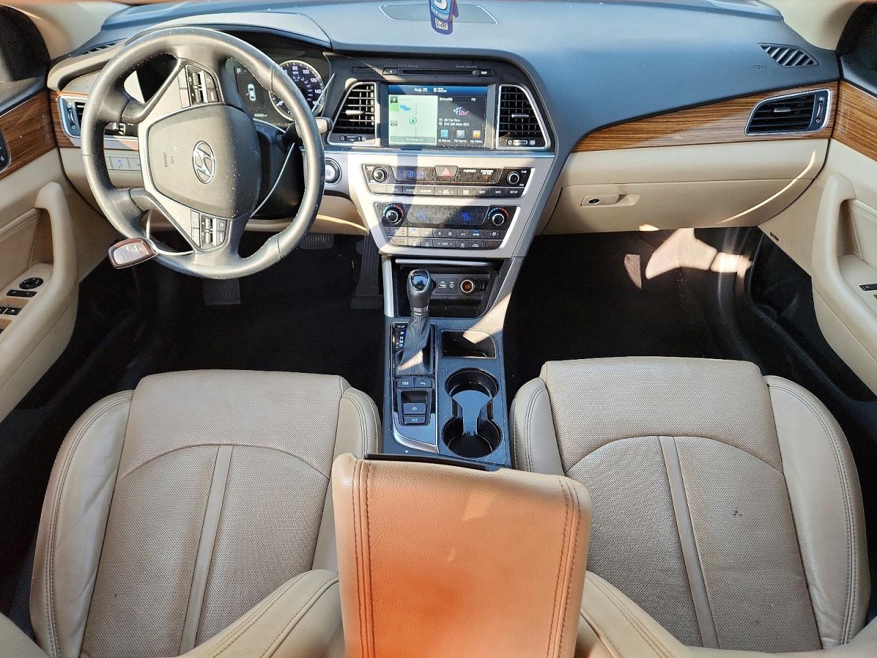 2015 Hyundai Sonata Limited White vin: 5NPE34AFXFH066784