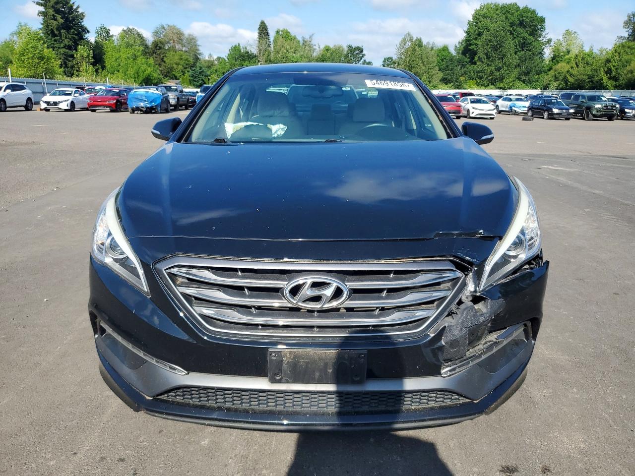2015 Hyundai Sonata Sport Black vin: 5NPE34AFXFH070429