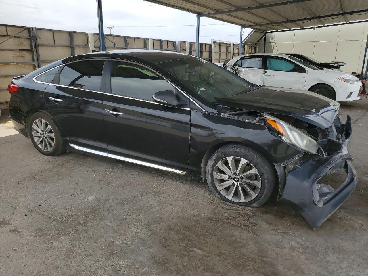 2015 Hyundai Sonata Sport Black vin: 5NPE34AFXFH075257
