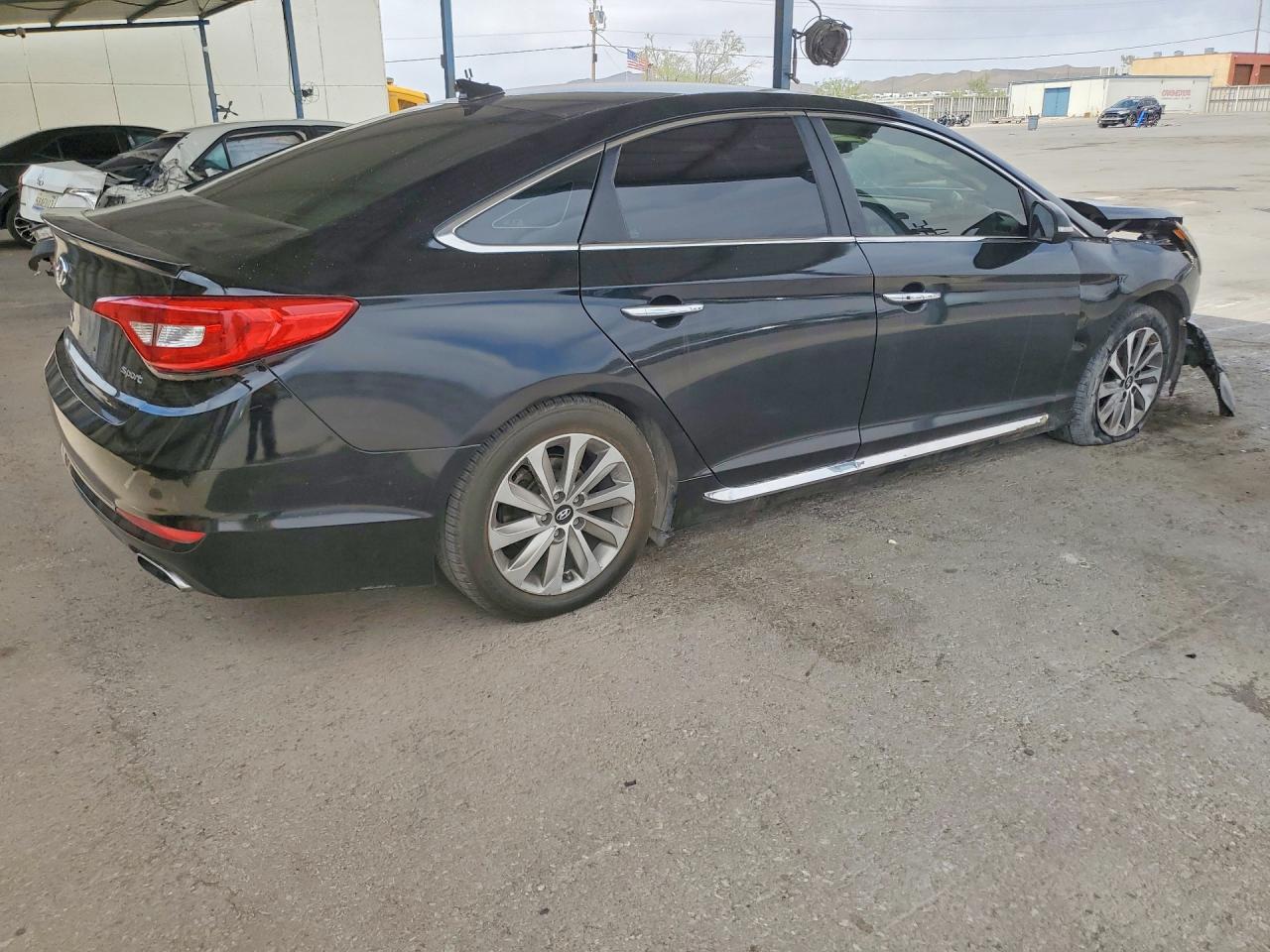 2015 Hyundai Sonata Sport Black vin: 5NPE34AFXFH075257