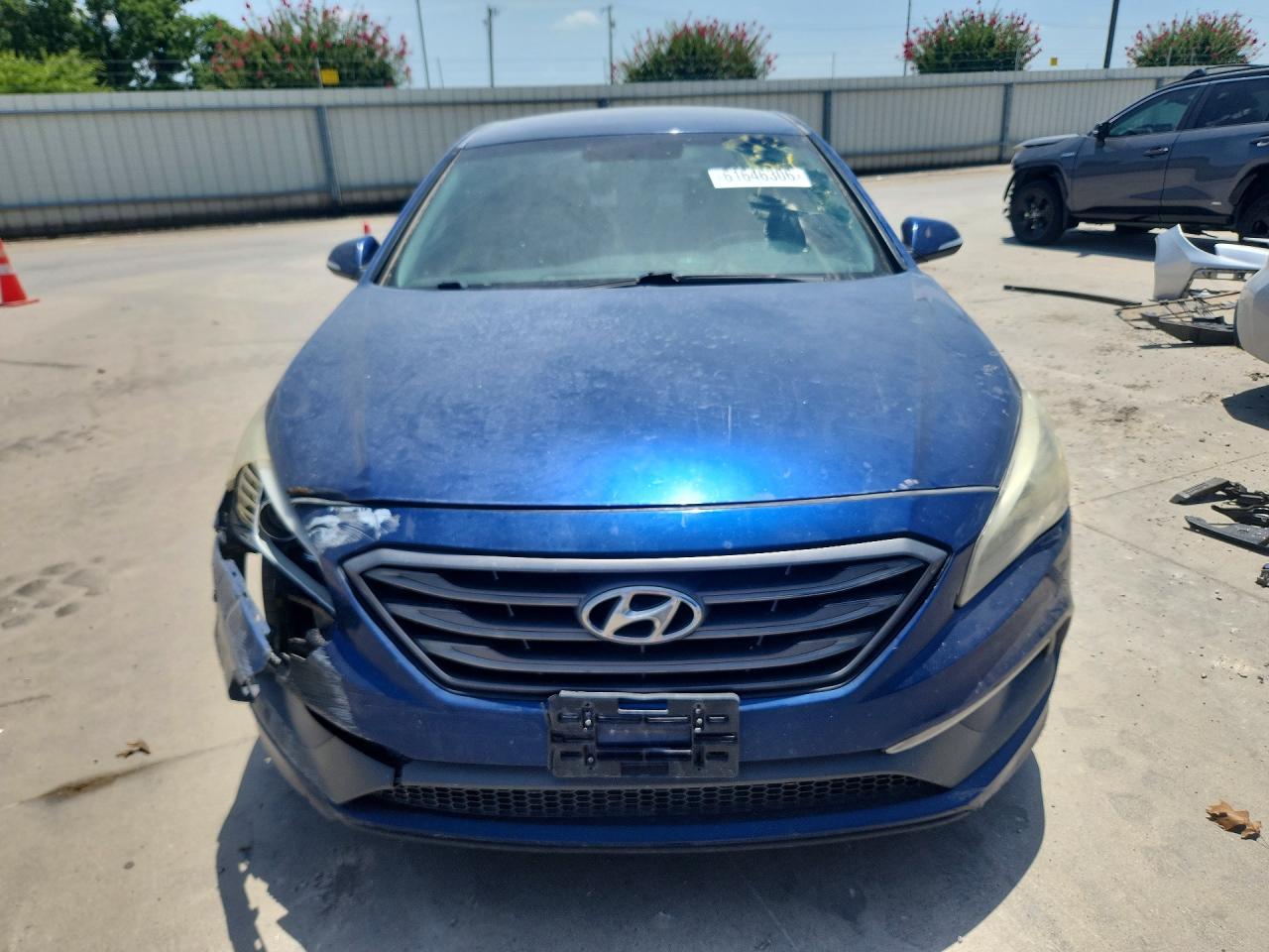 2015 Hyundai Sonata Sport Синий vin: 5NPE34AFXFH080247