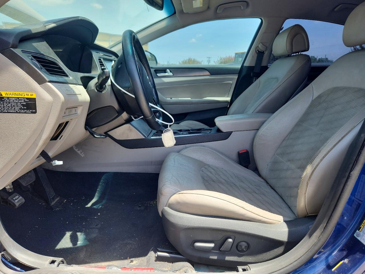 2015 Hyundai Sonata Sport Синий vin: 5NPE34AFXFH080247