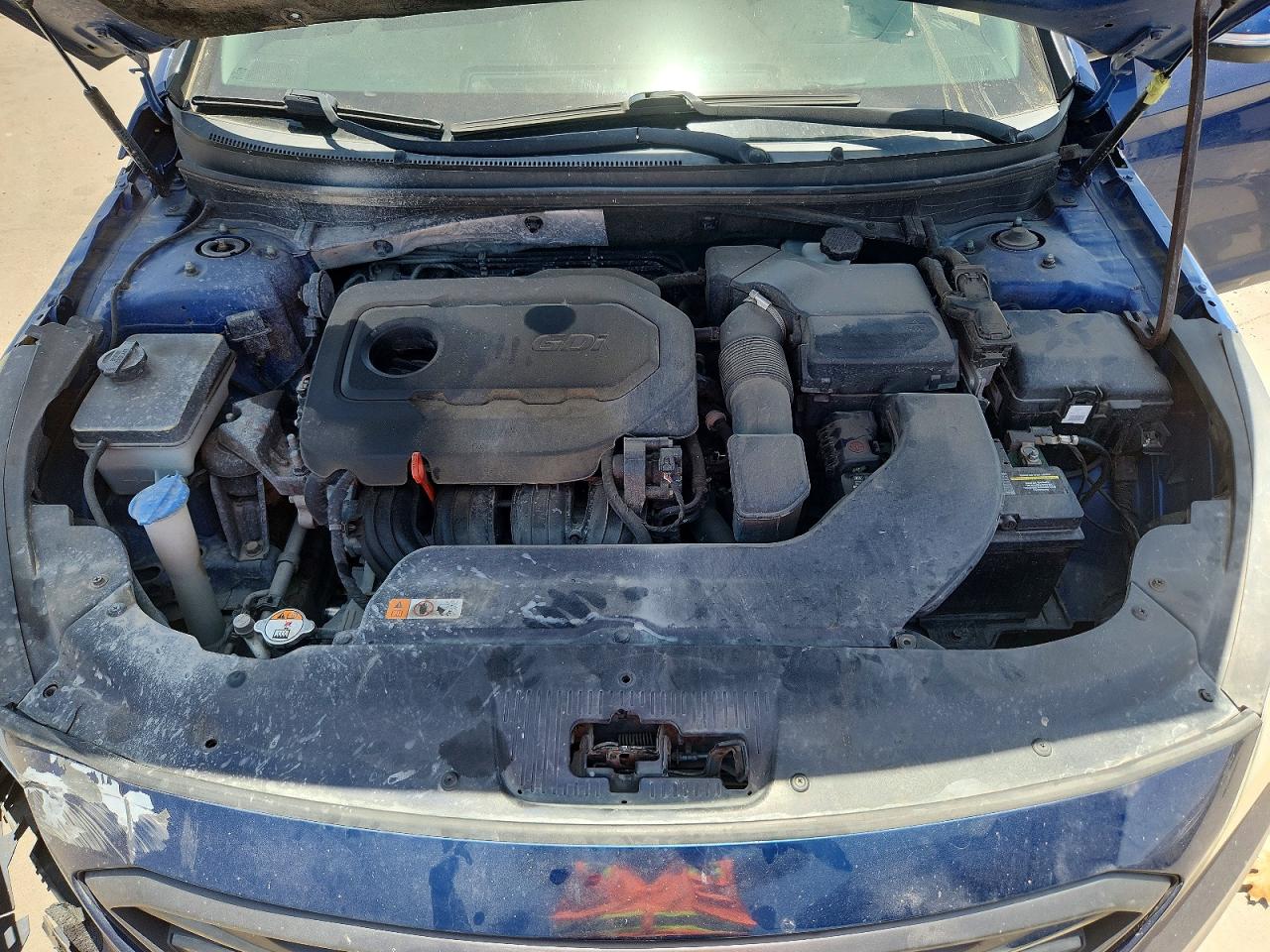 2015 Hyundai Sonata Sport Синий vin: 5NPE34AFXFH080247