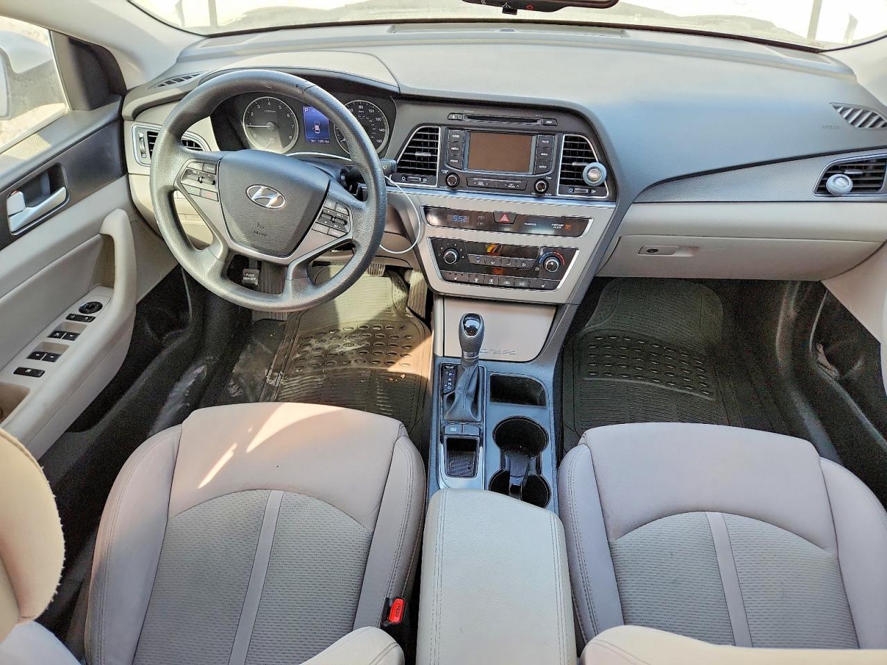 2015 Hyundai Sonata White vin: 5NPE34AFXFH080734