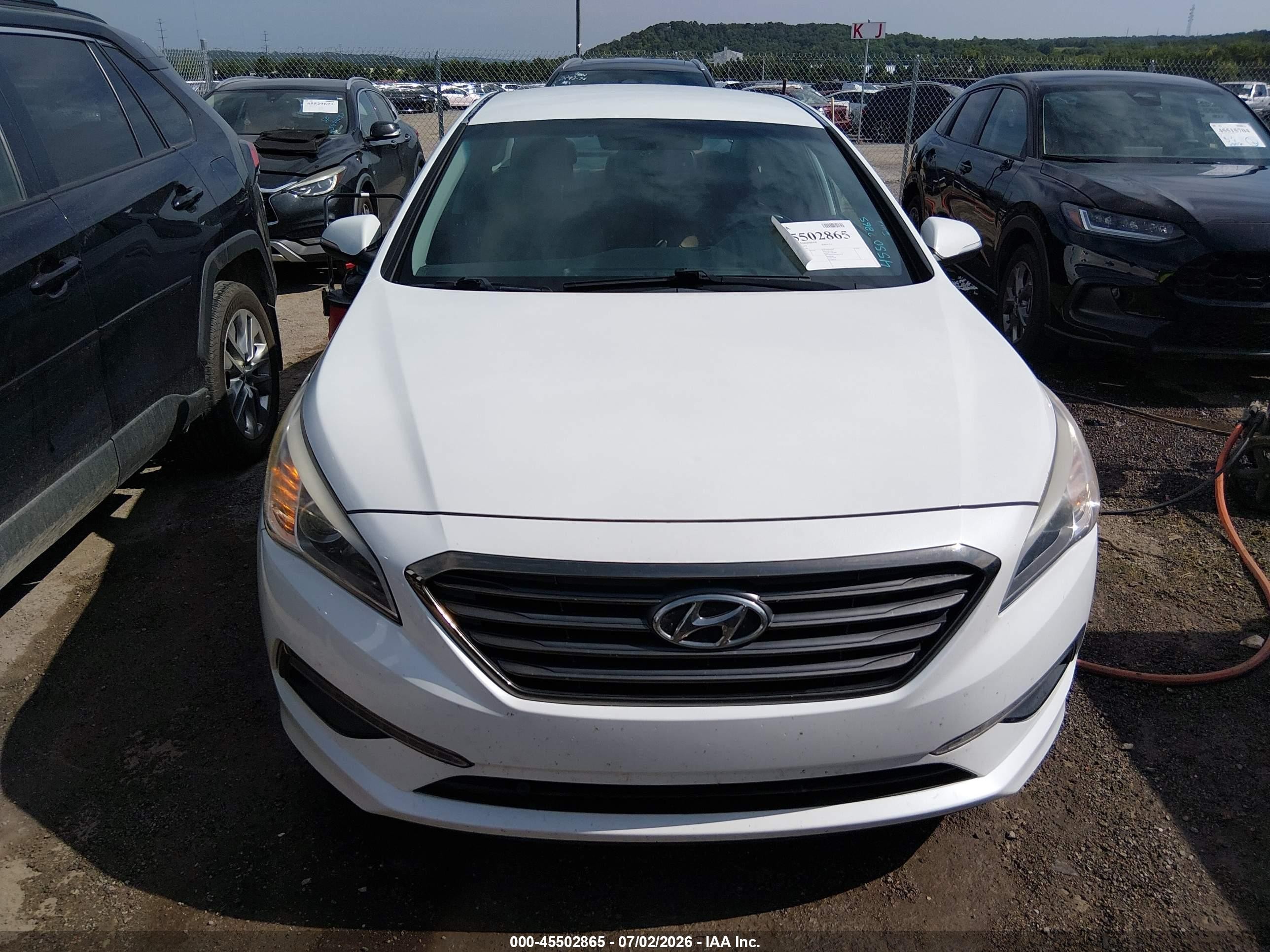 2015 Hyundai Sonata Limited Белый vin: 5NPE34AFXFH088784