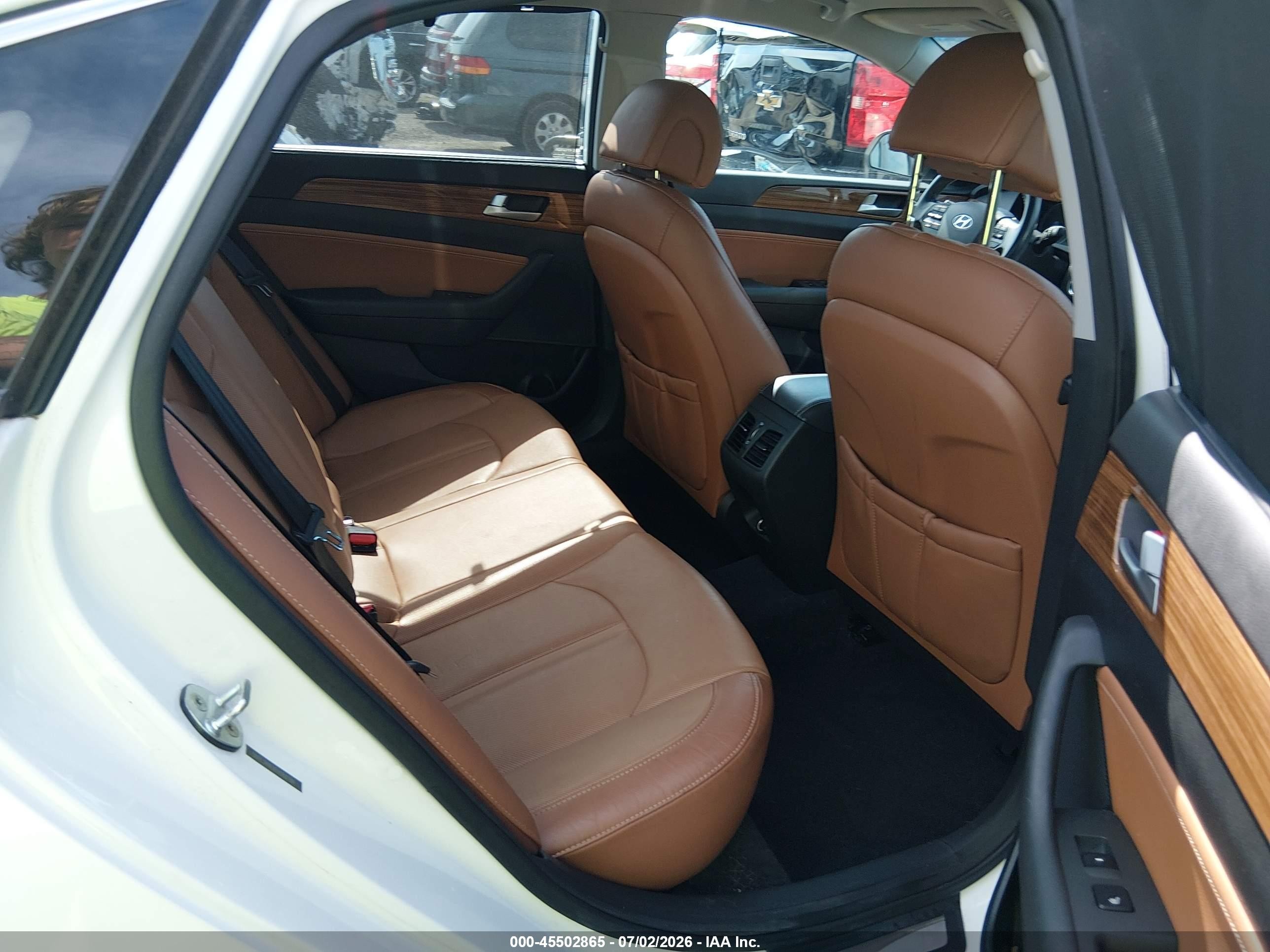 2015 Hyundai Sonata Limited Белый vin: 5NPE34AFXFH088784