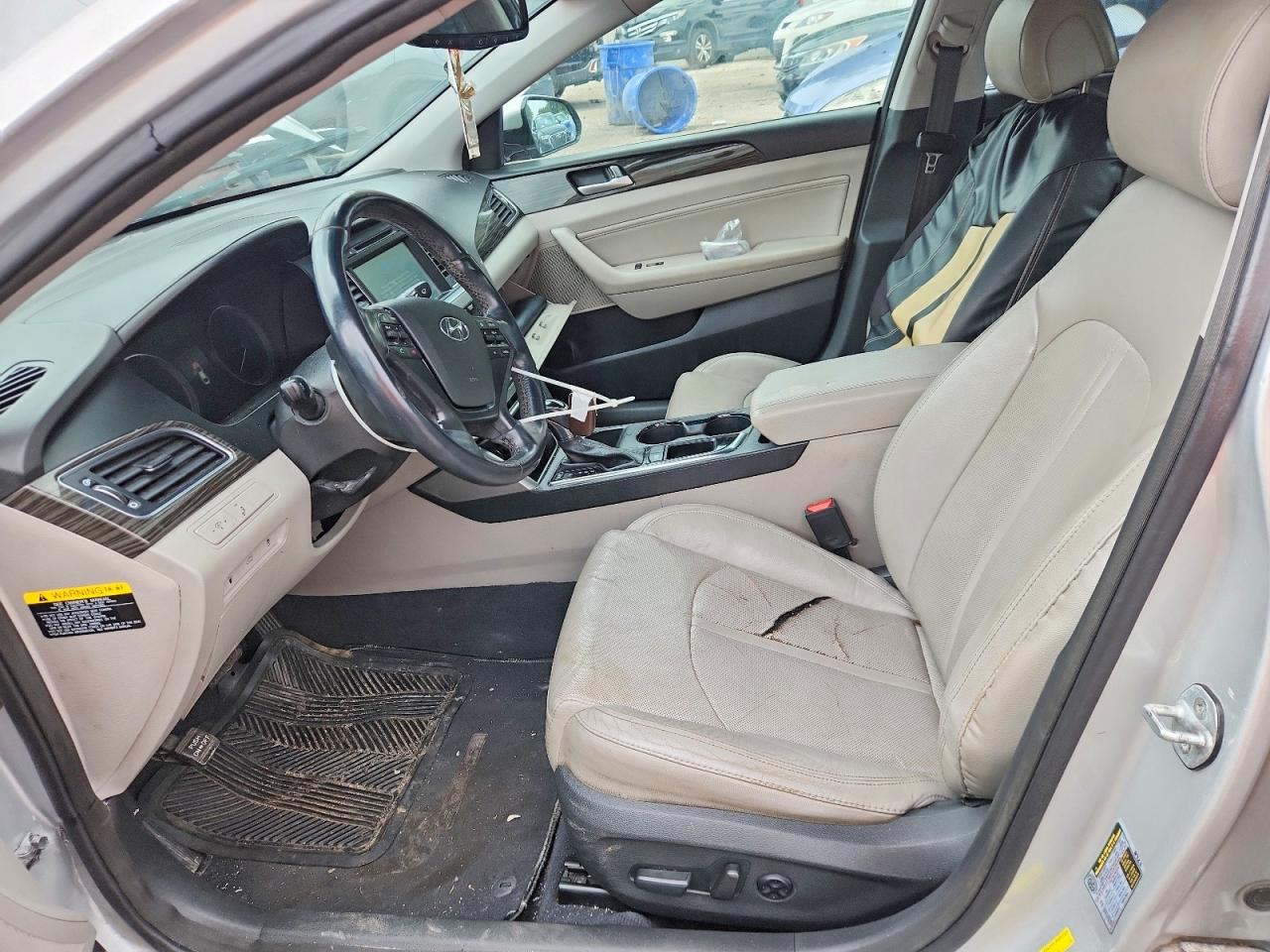 2015 Hyundai Sonata Limited Silver vin: 5NPE34AFXFH090681
