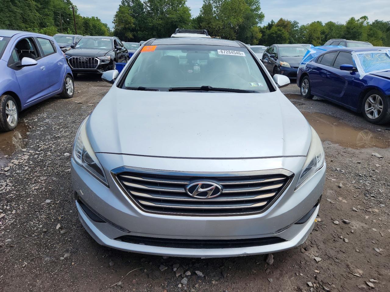 2015 Hyundai Sonata Limited Silver vin: 5NPE34AFXFH090681