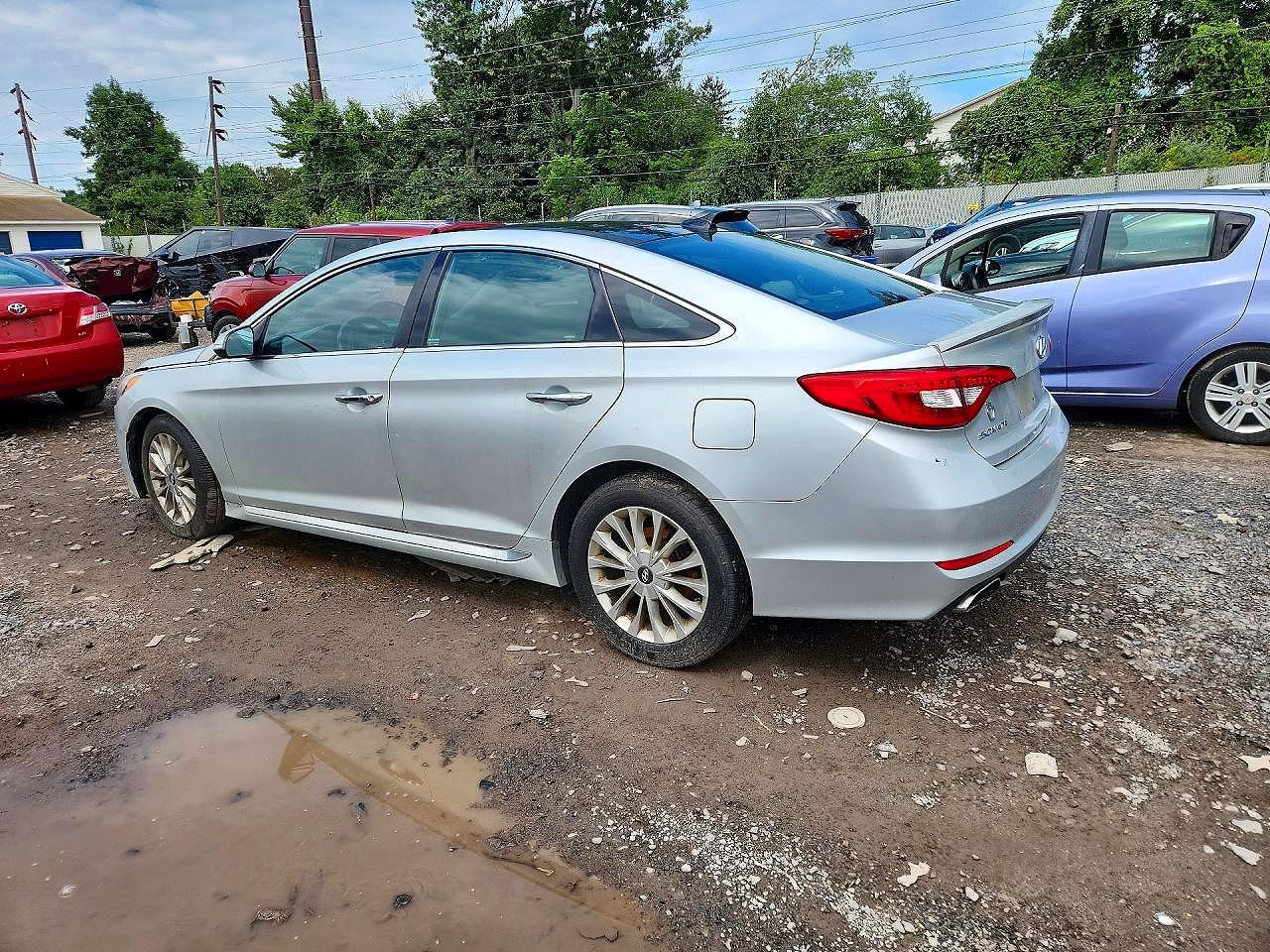 2015 Hyundai Sonata Limited Silver vin: 5NPE34AFXFH090681