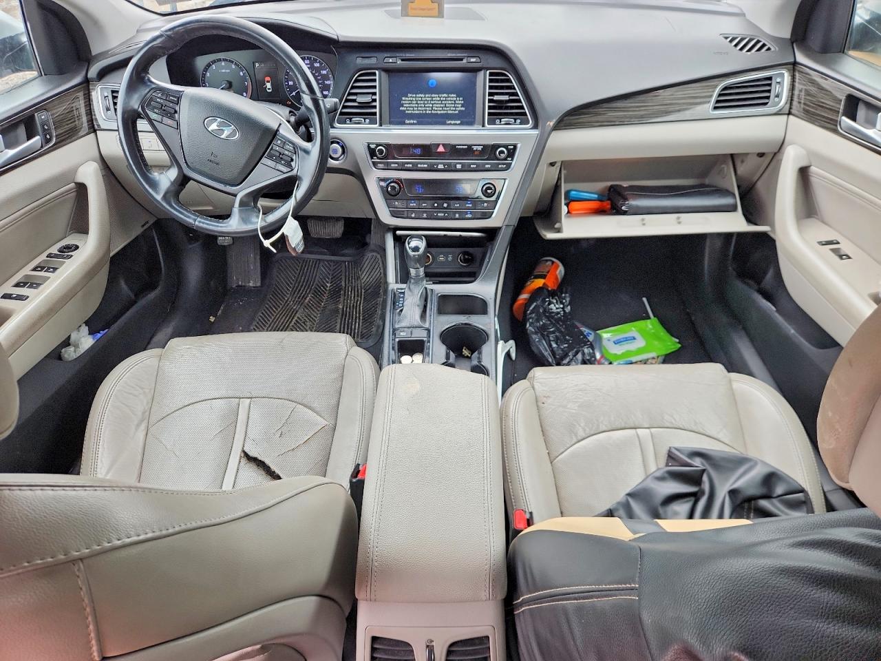 2015 Hyundai Sonata Limited Silver vin: 5NPE34AFXFH090681