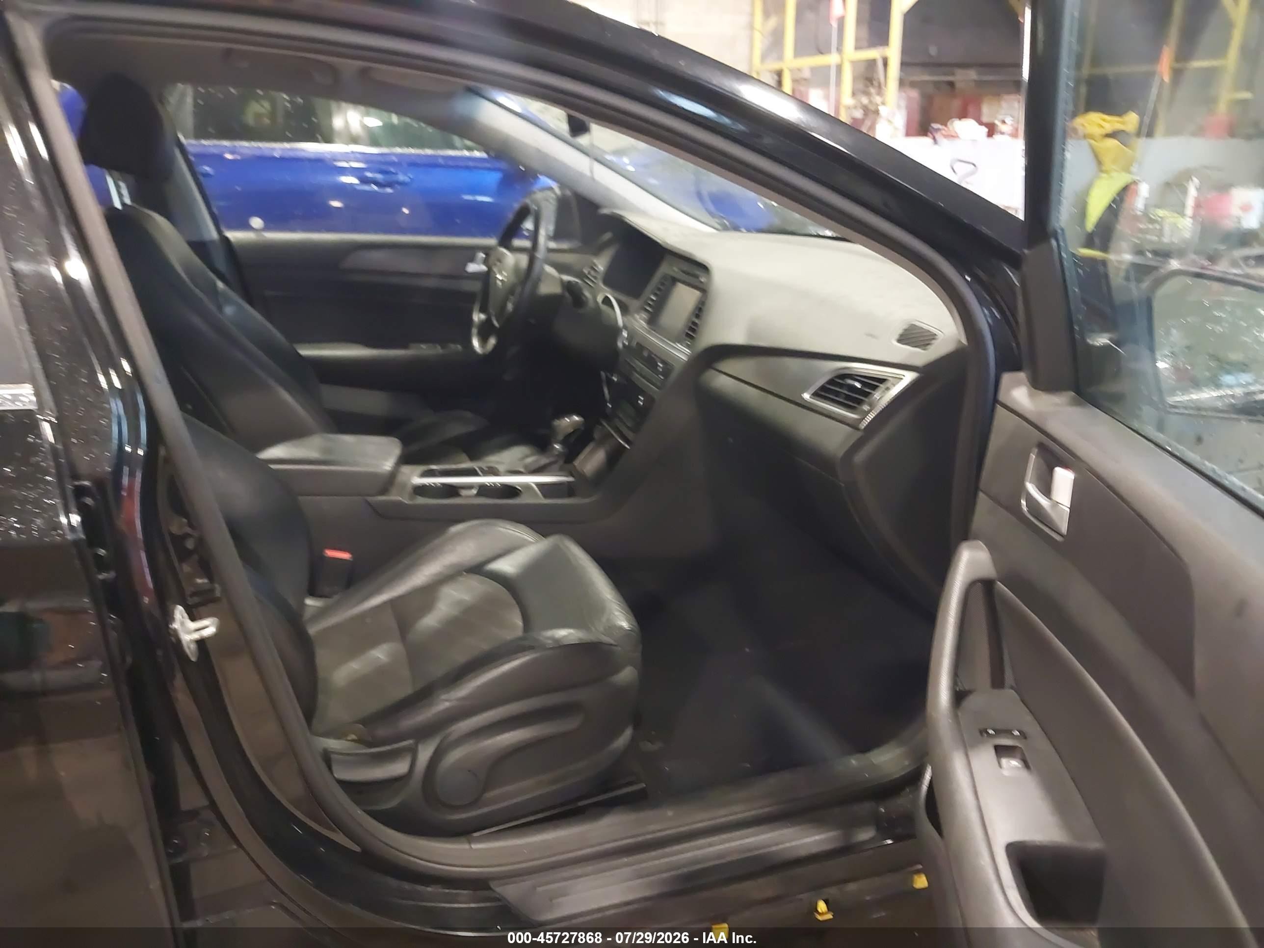2015 Hyundai Sonata Sport Black vin: 5NPE34AFXFH092494