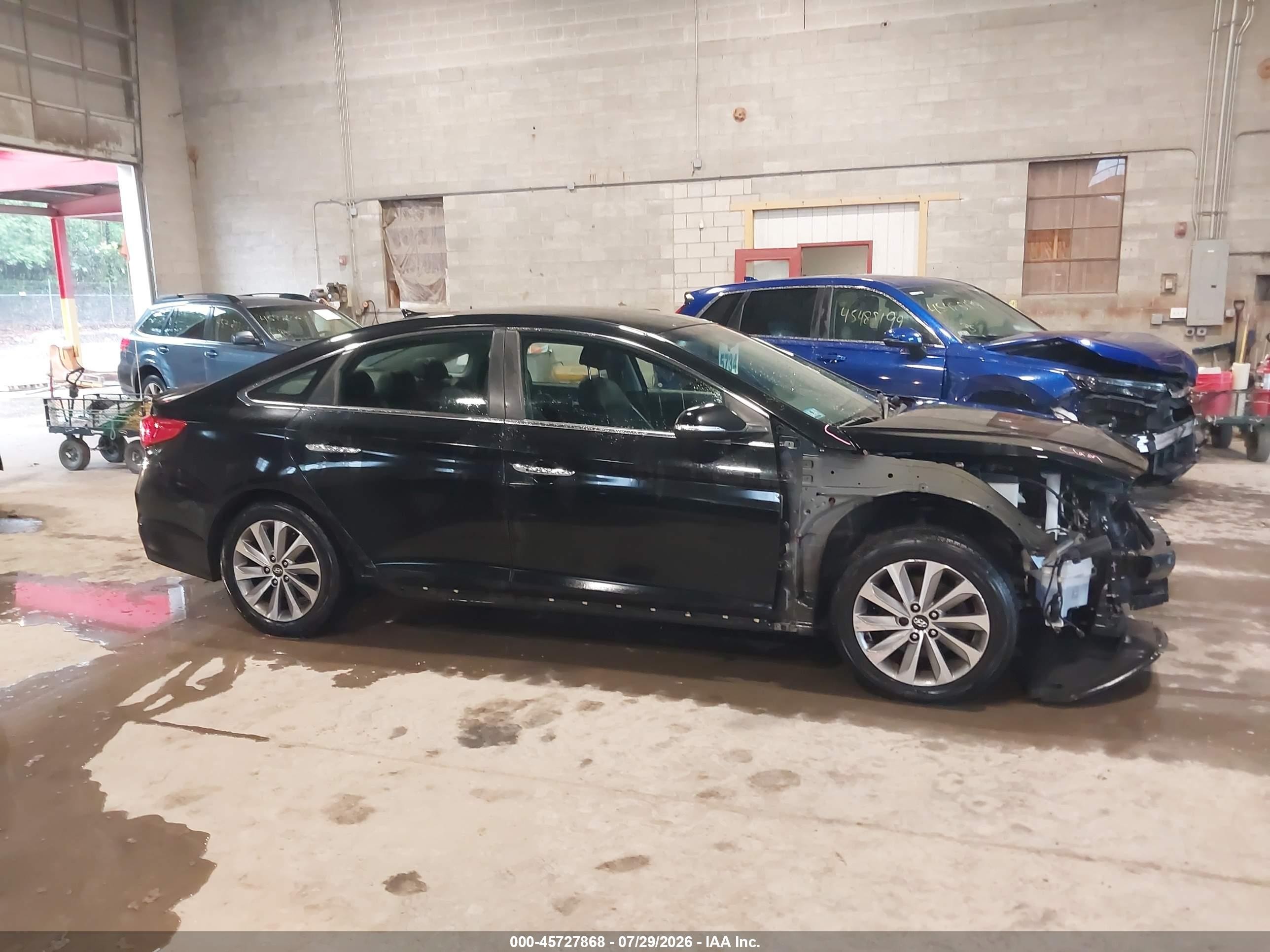 2015 Hyundai Sonata Sport Black vin: 5NPE34AFXFH092494