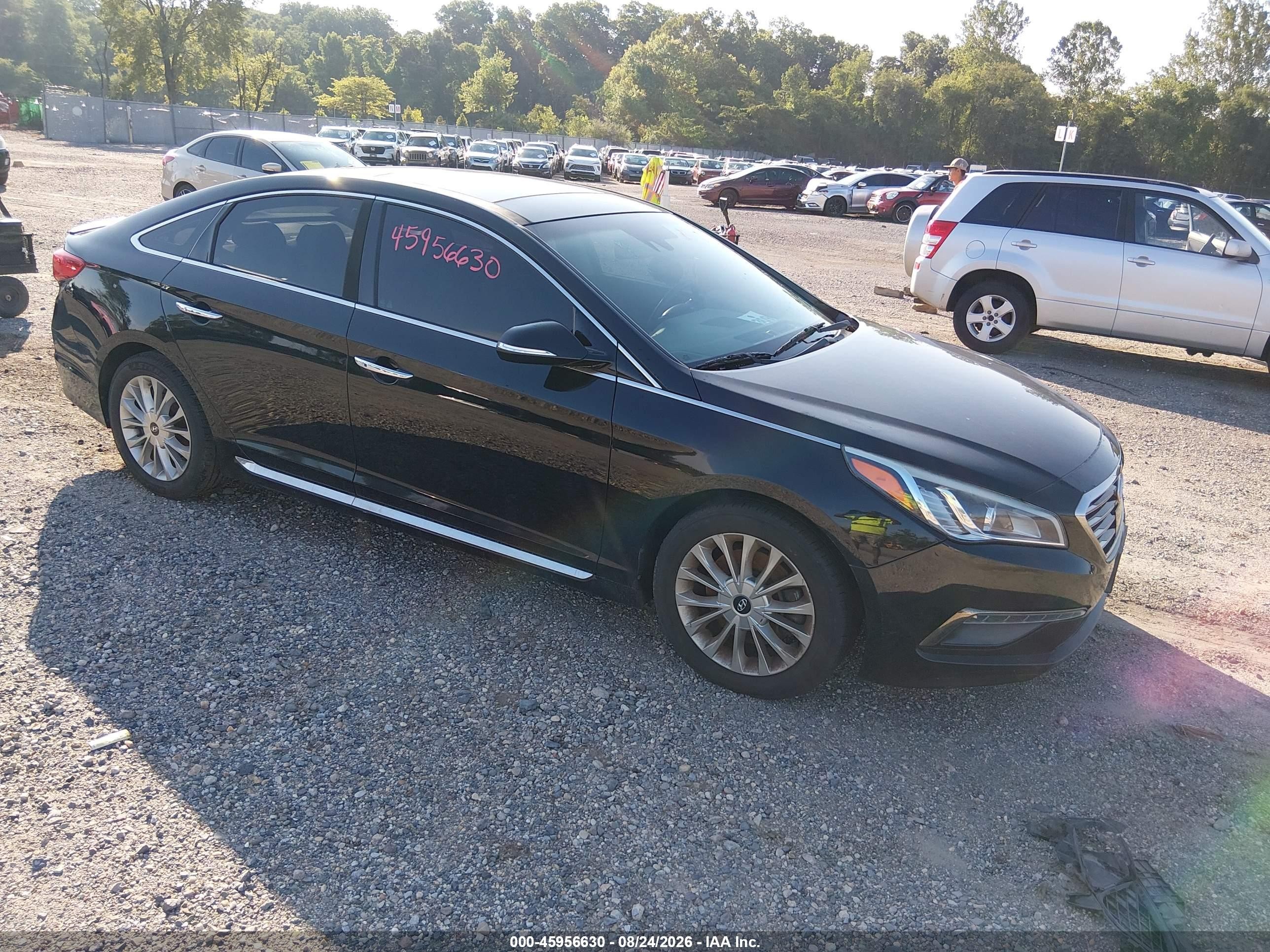 2015 Hyundai Sonata Limited Black vin: 5NPE34AFXFH095184