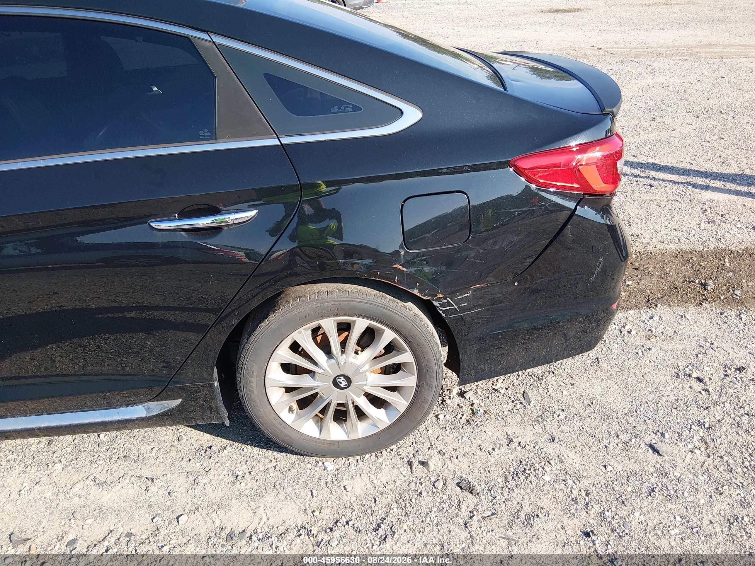 2015 Hyundai Sonata Limited Black vin: 5NPE34AFXFH095184