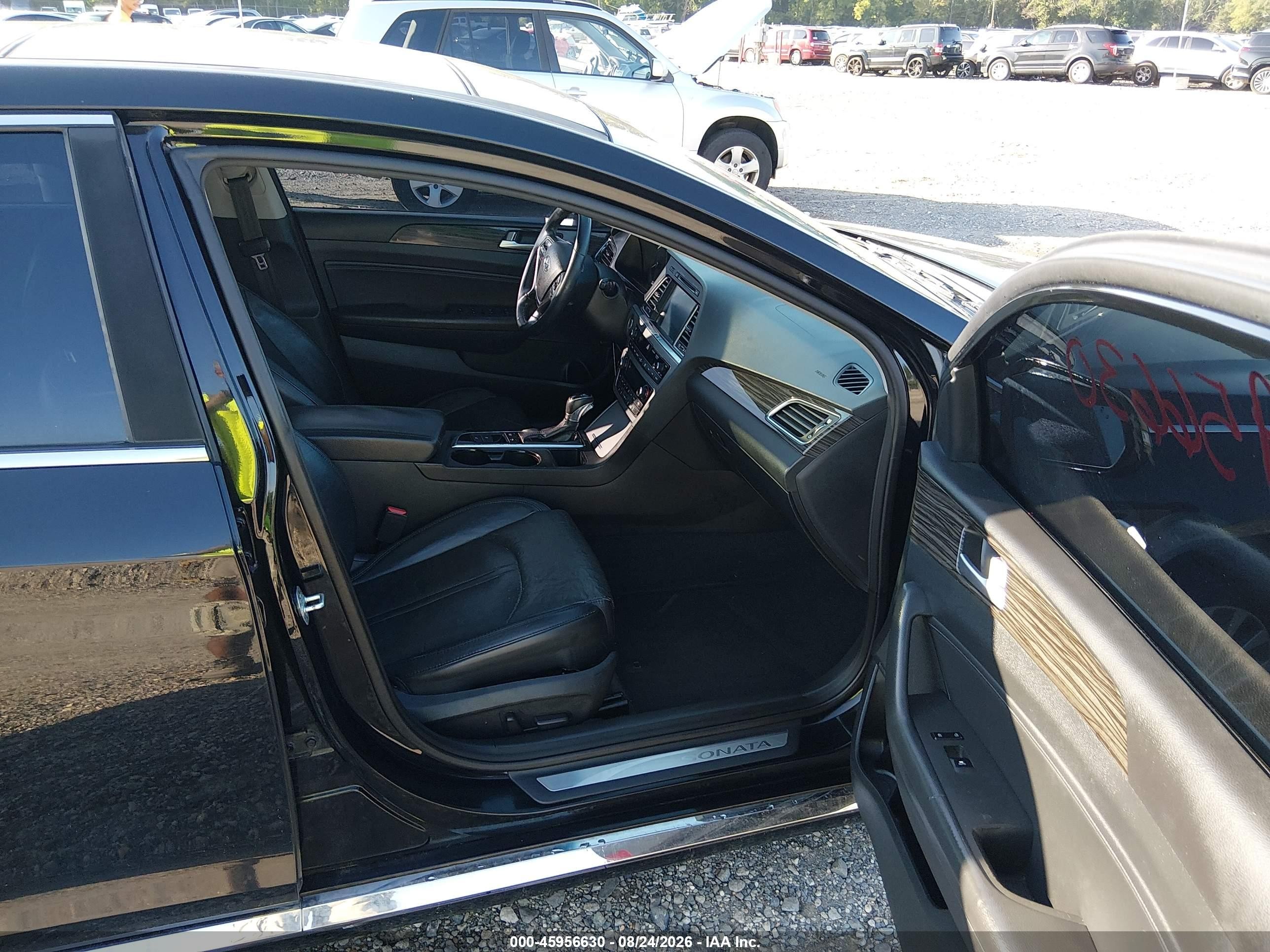 2015 Hyundai Sonata Limited Black vin: 5NPE34AFXFH095184