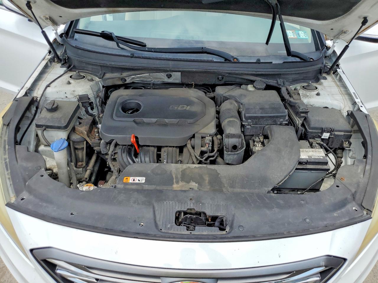 2015 Hyundai Sonata Sport White vin: 5NPE34AFXFH098733