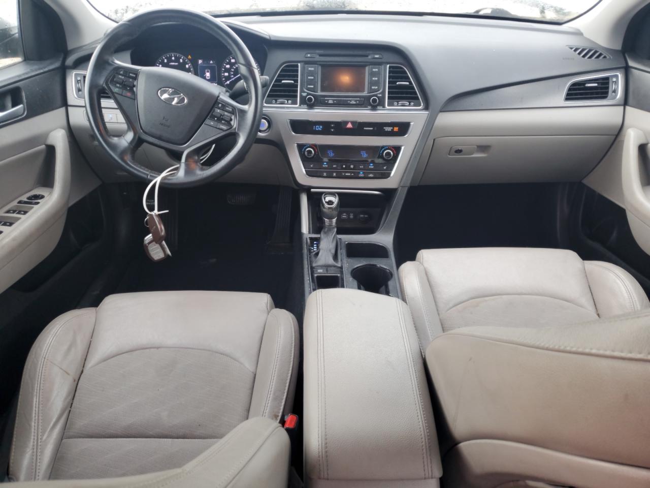 2015 Hyundai Sonata Sport Silver vin: 5NPE34AFXFH105356