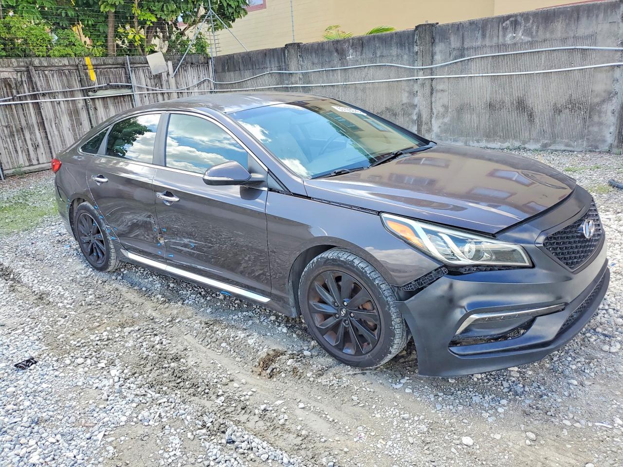 2015 Hyundai Sonata Sport Brown vin: 5NPE34AFXFH127843