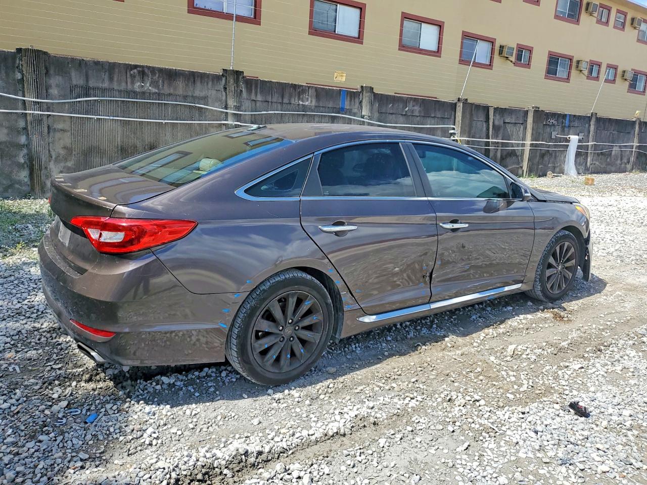 2015 Hyundai Sonata Sport Brown vin: 5NPE34AFXFH127843