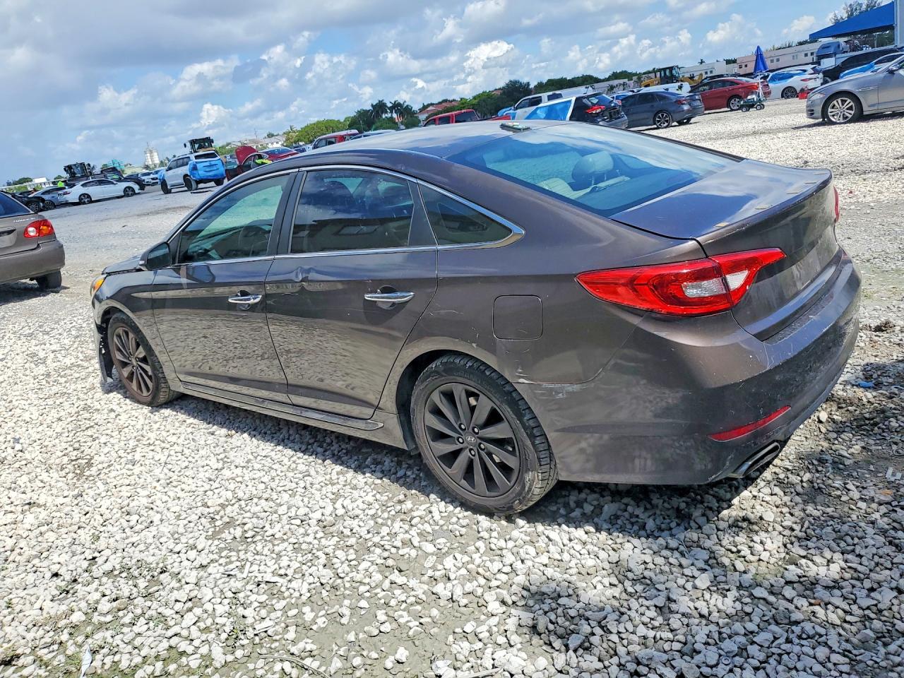 2015 Hyundai Sonata Sport Brown vin: 5NPE34AFXFH127843