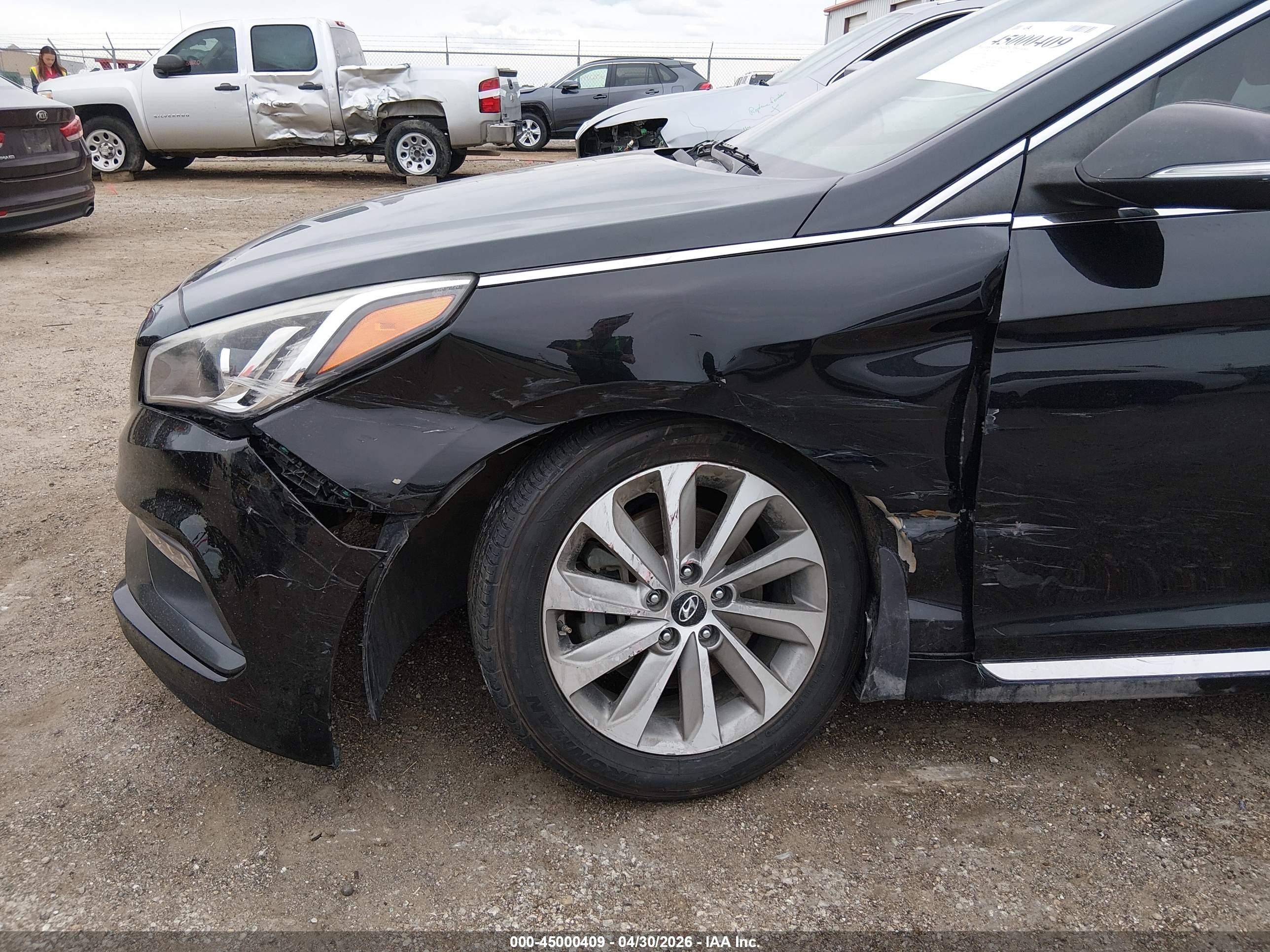 2015 Hyundai Sonata Sport Black vin: 5NPE34AFXFH129804