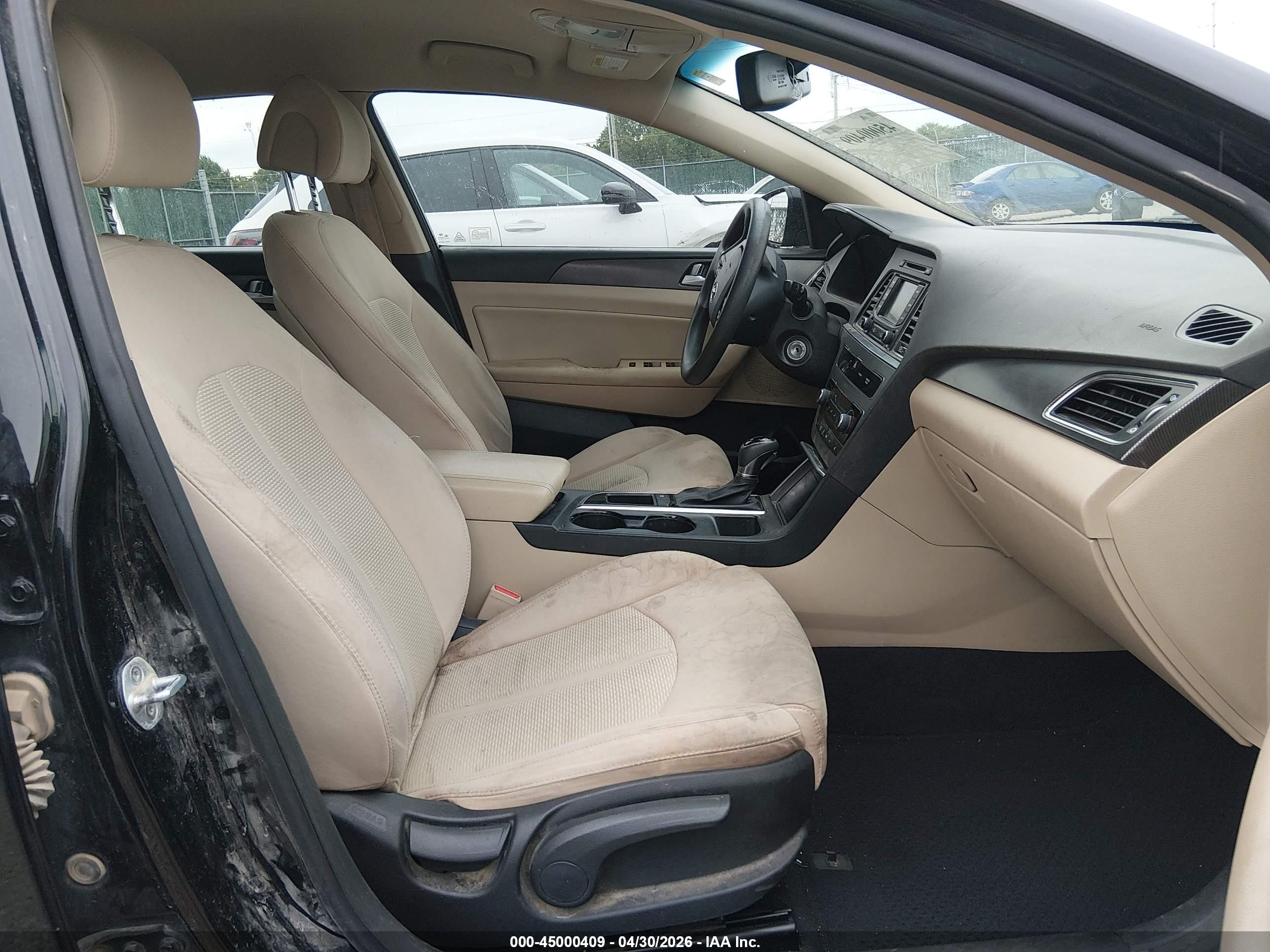 2015 Hyundai Sonata Sport Black vin: 5NPE34AFXFH129804