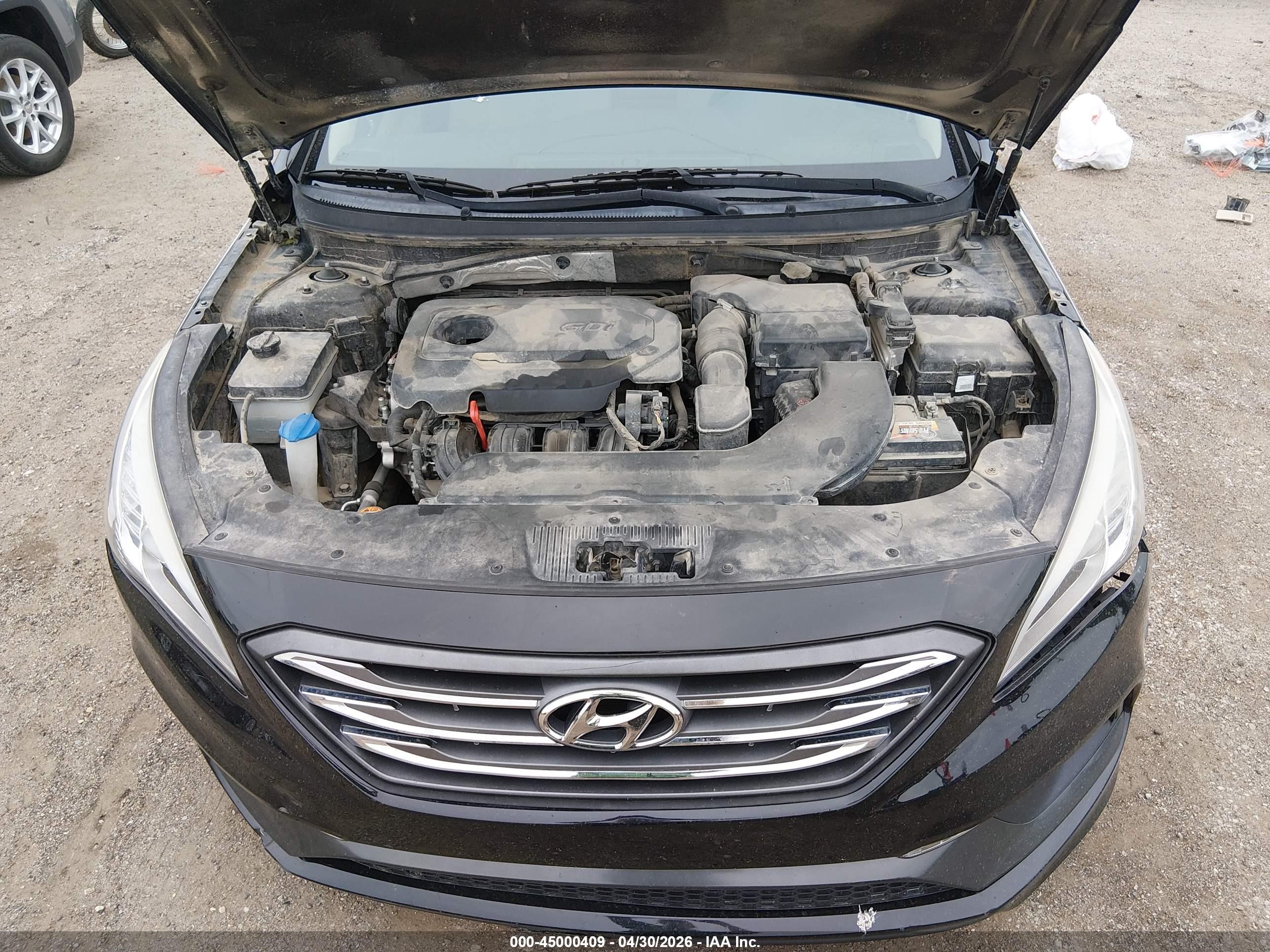 2015 Hyundai Sonata Sport Black vin: 5NPE34AFXFH129804