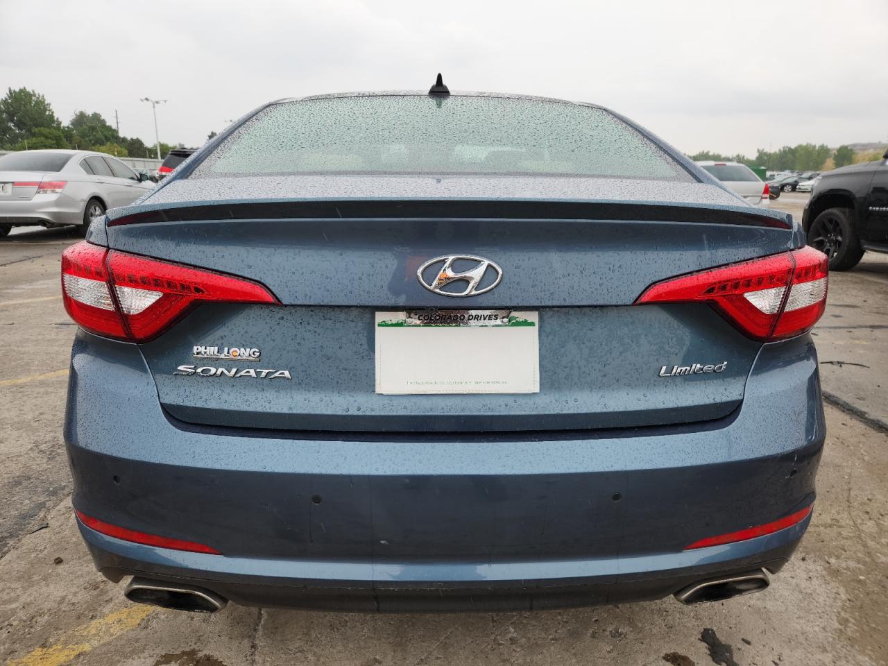 2015 Hyundai Sonata Limited Teal vin: 5NPE34AFXFH141015