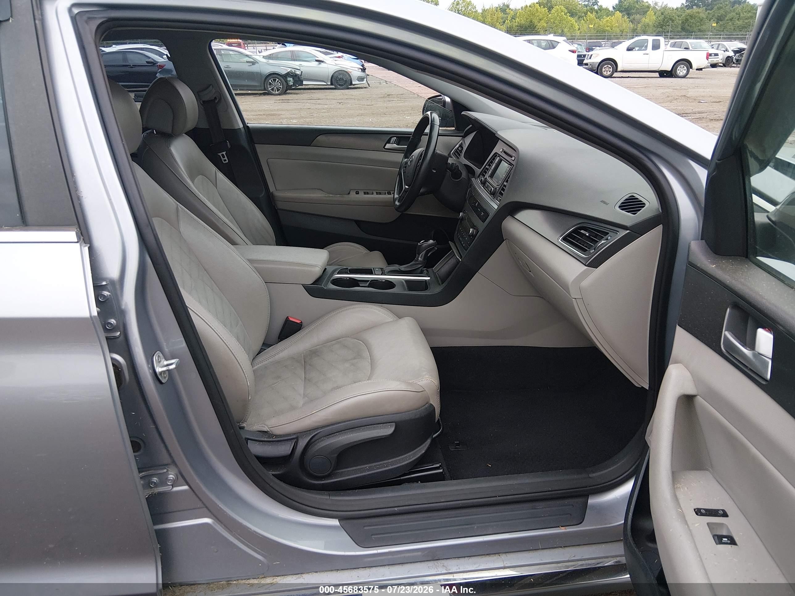 2015 Hyundai Sonata Sport Light Blue vin: 5NPE34AFXFH142939