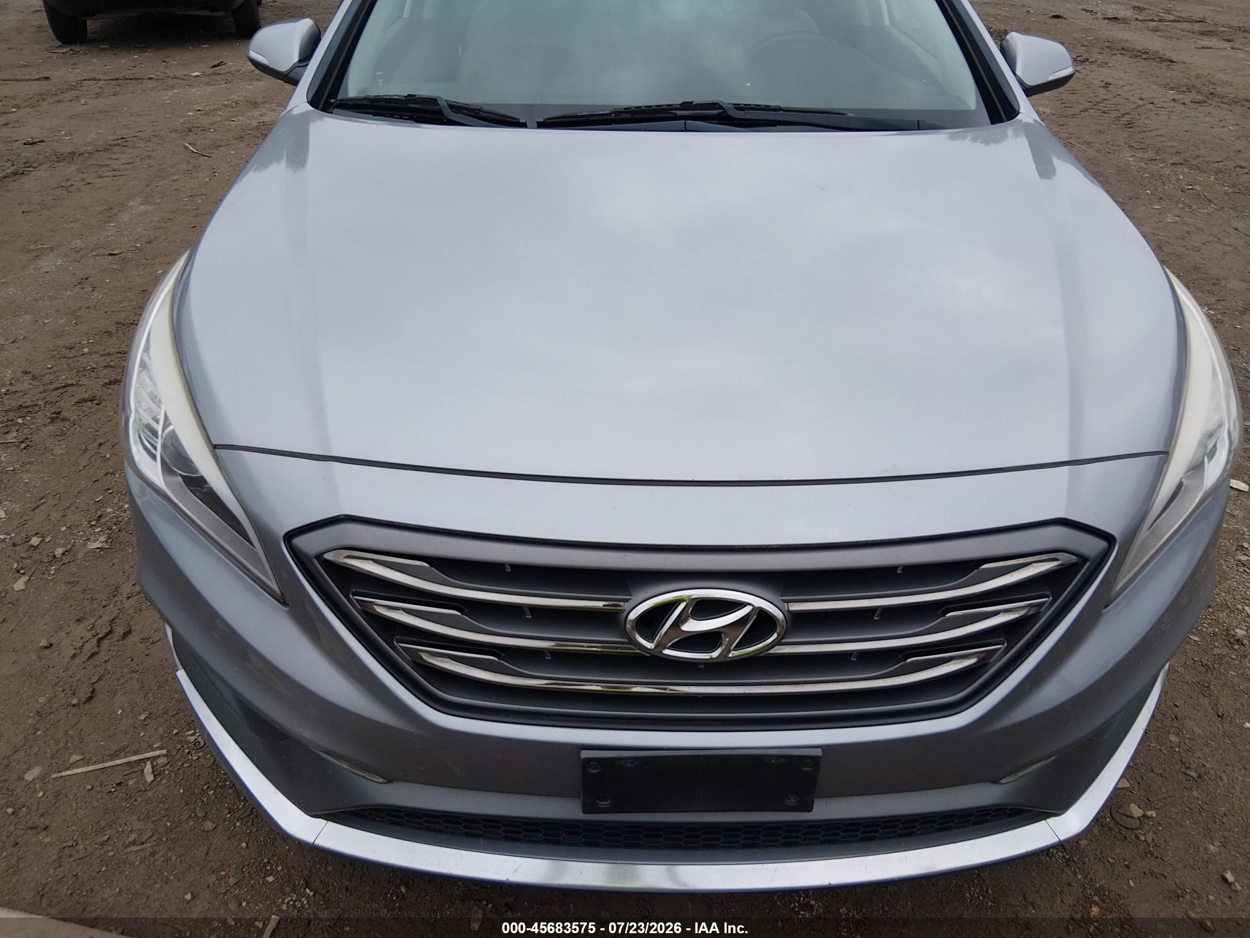 2015 Hyundai Sonata Sport Light Blue vin: 5NPE34AFXFH142939