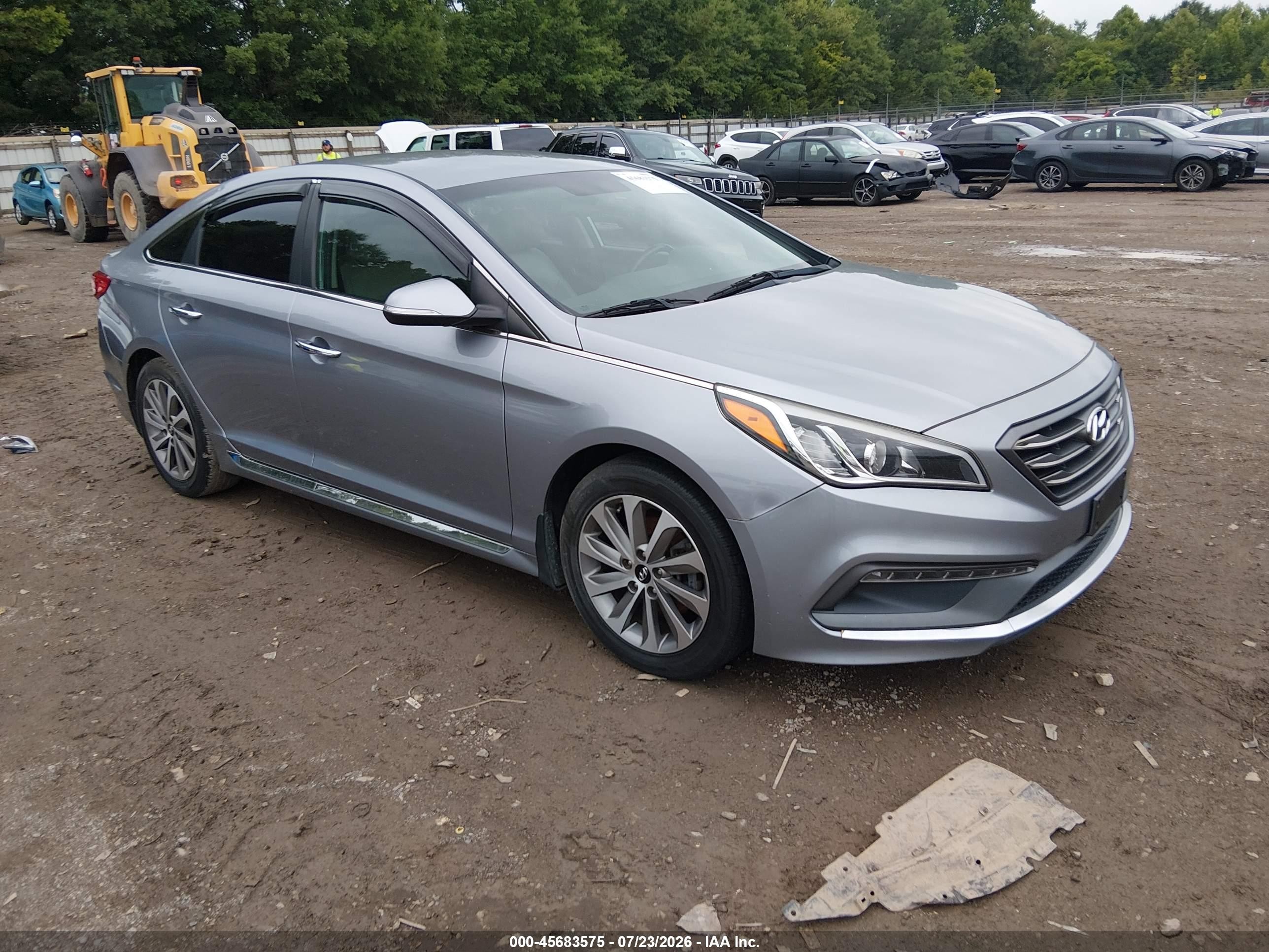2015 Hyundai Sonata Sport Light Blue vin: 5NPE34AFXFH142939