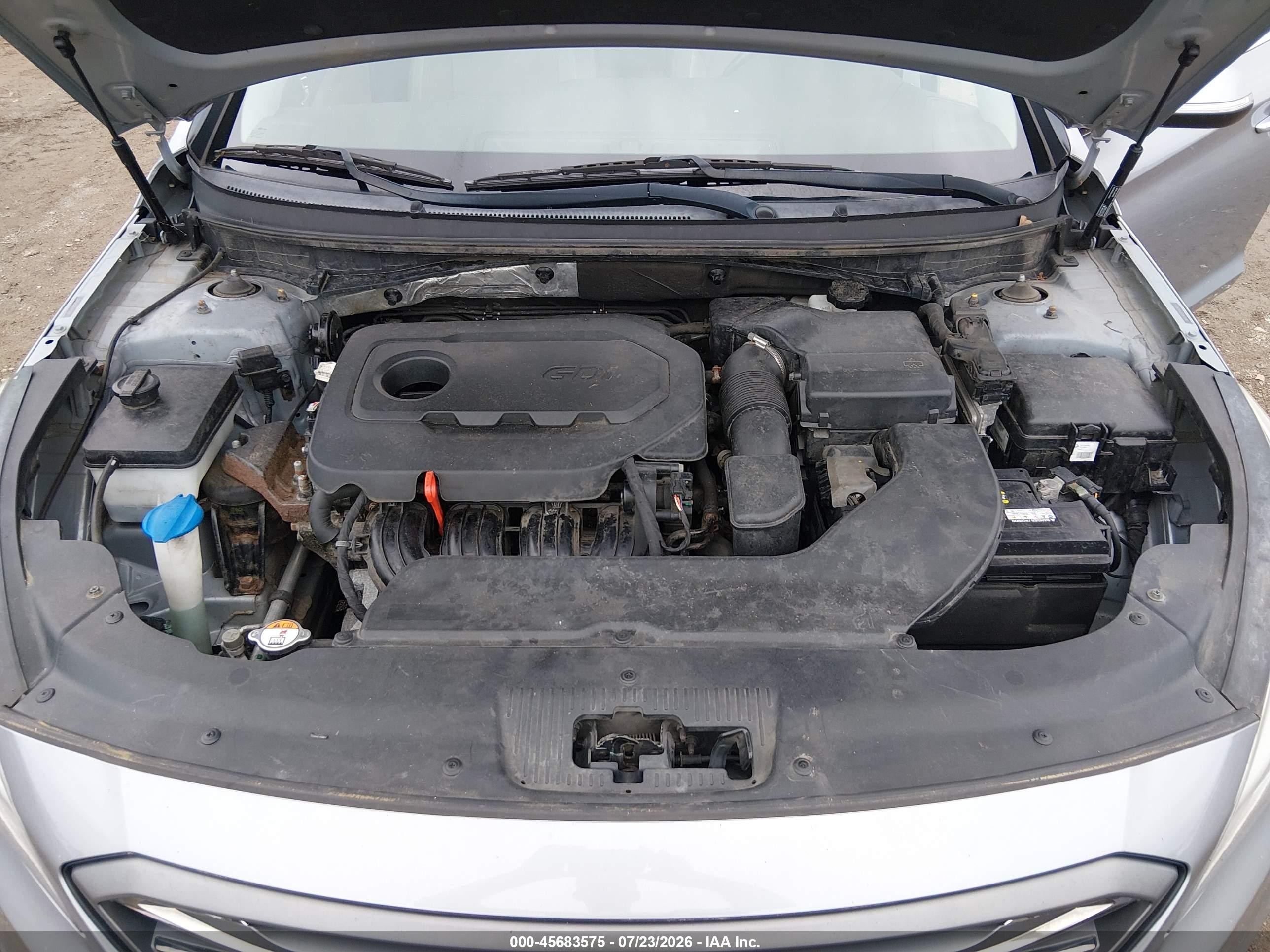 2015 Hyundai Sonata Sport Light Blue vin: 5NPE34AFXFH142939