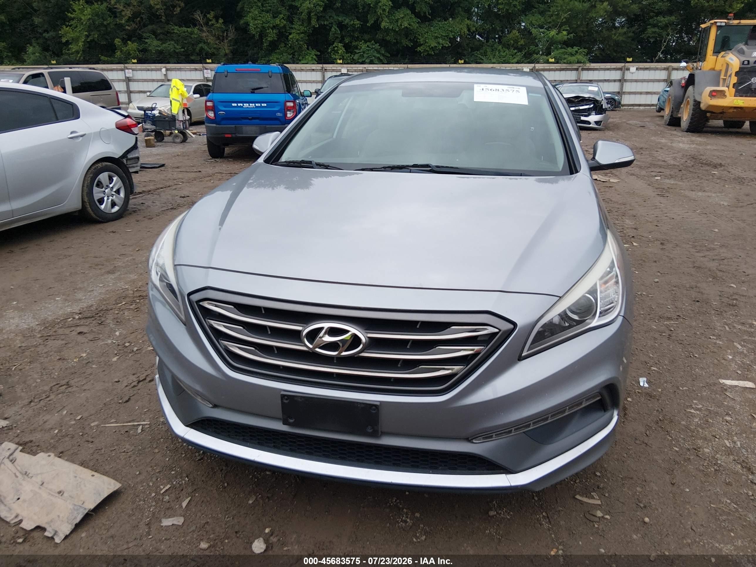 2015 Hyundai Sonata Sport Light Blue vin: 5NPE34AFXFH142939