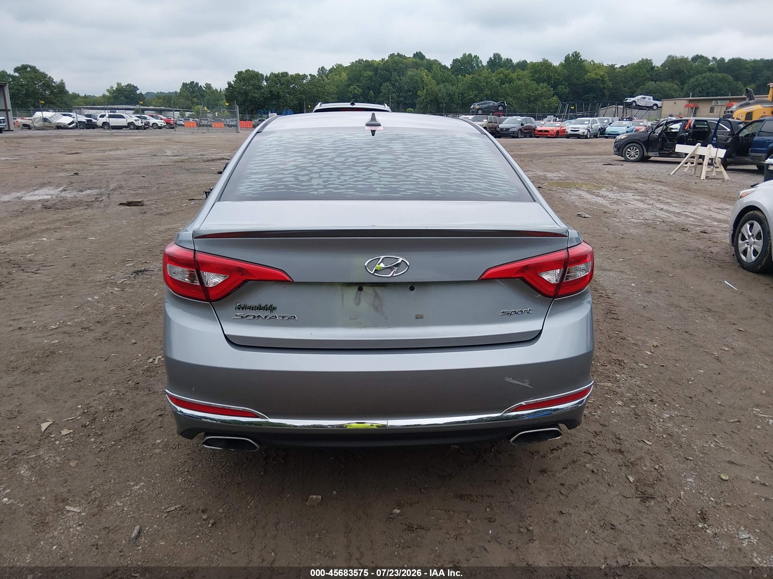 2015 Hyundai Sonata Sport Light Blue vin: 5NPE34AFXFH142939