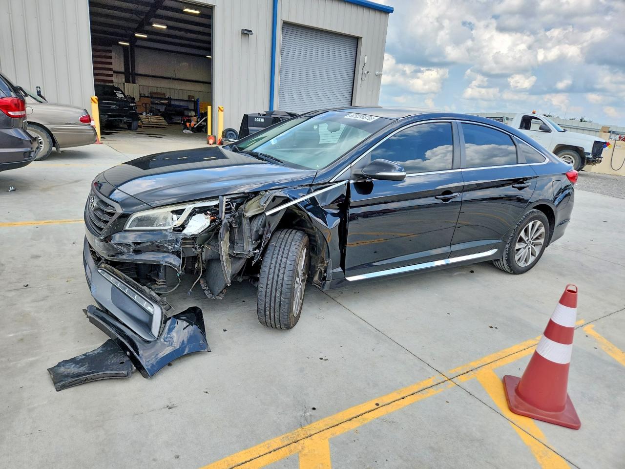 2015 Hyundai Sonata Sport Black vin: 5NPE34AFXFH158879