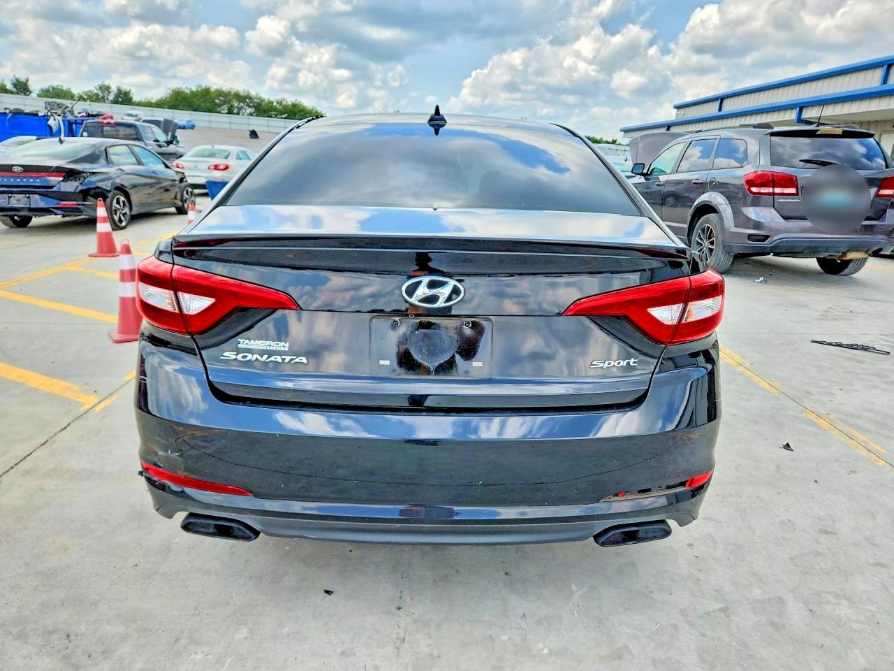 2015 Hyundai Sonata Sport Black vin: 5NPE34AFXFH158879