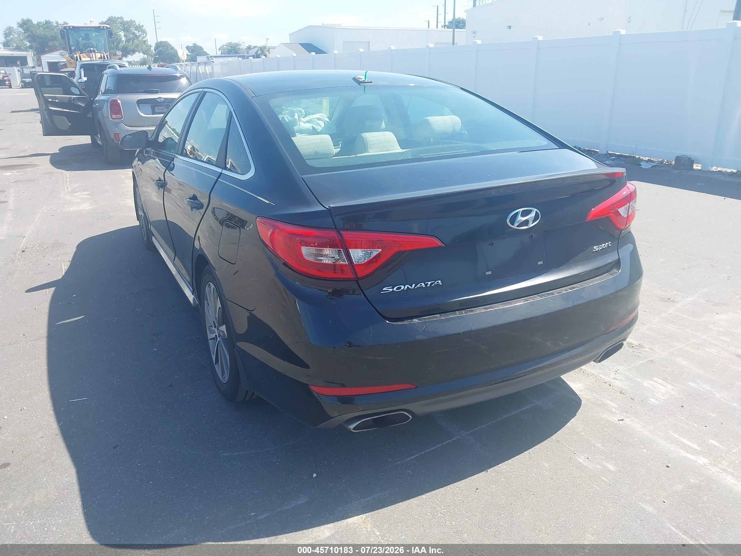 2015 Hyundai Sonata Sport Black vin: 5NPE34AFXFH176086