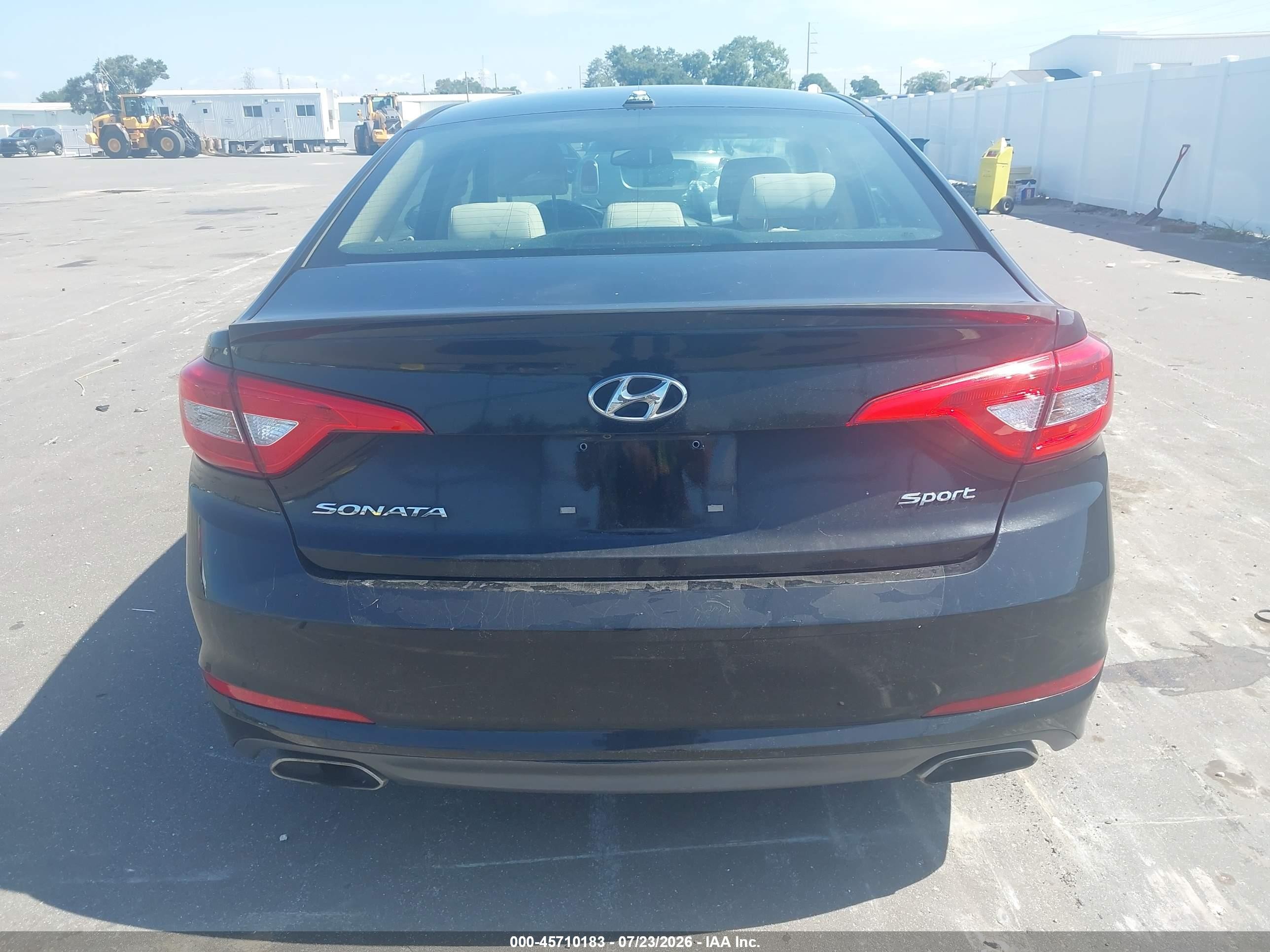 2015 Hyundai Sonata Sport Black vin: 5NPE34AFXFH176086