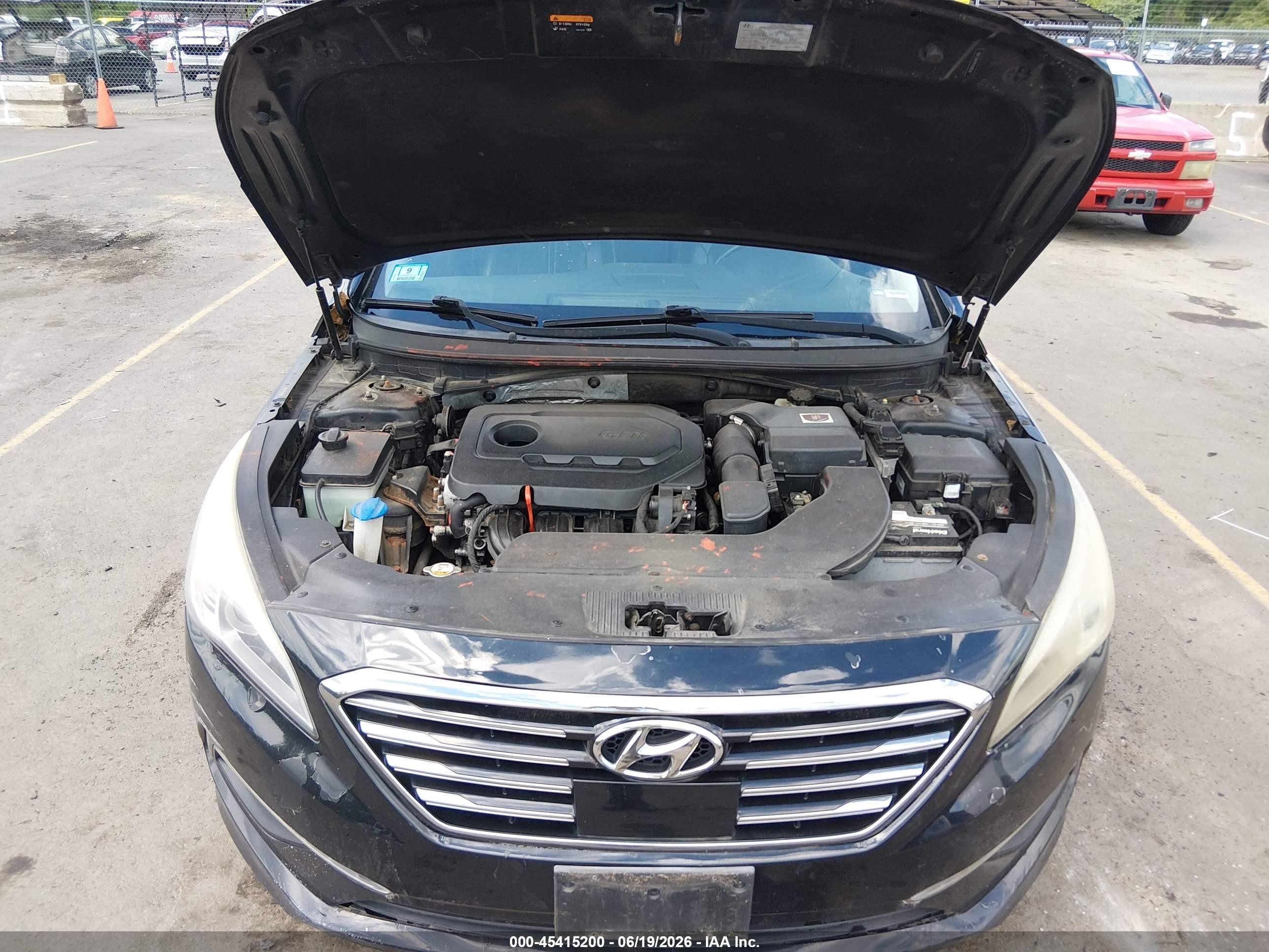 2015 Hyundai Sonata Limited Black vin: 5NPE34AFXFH206056