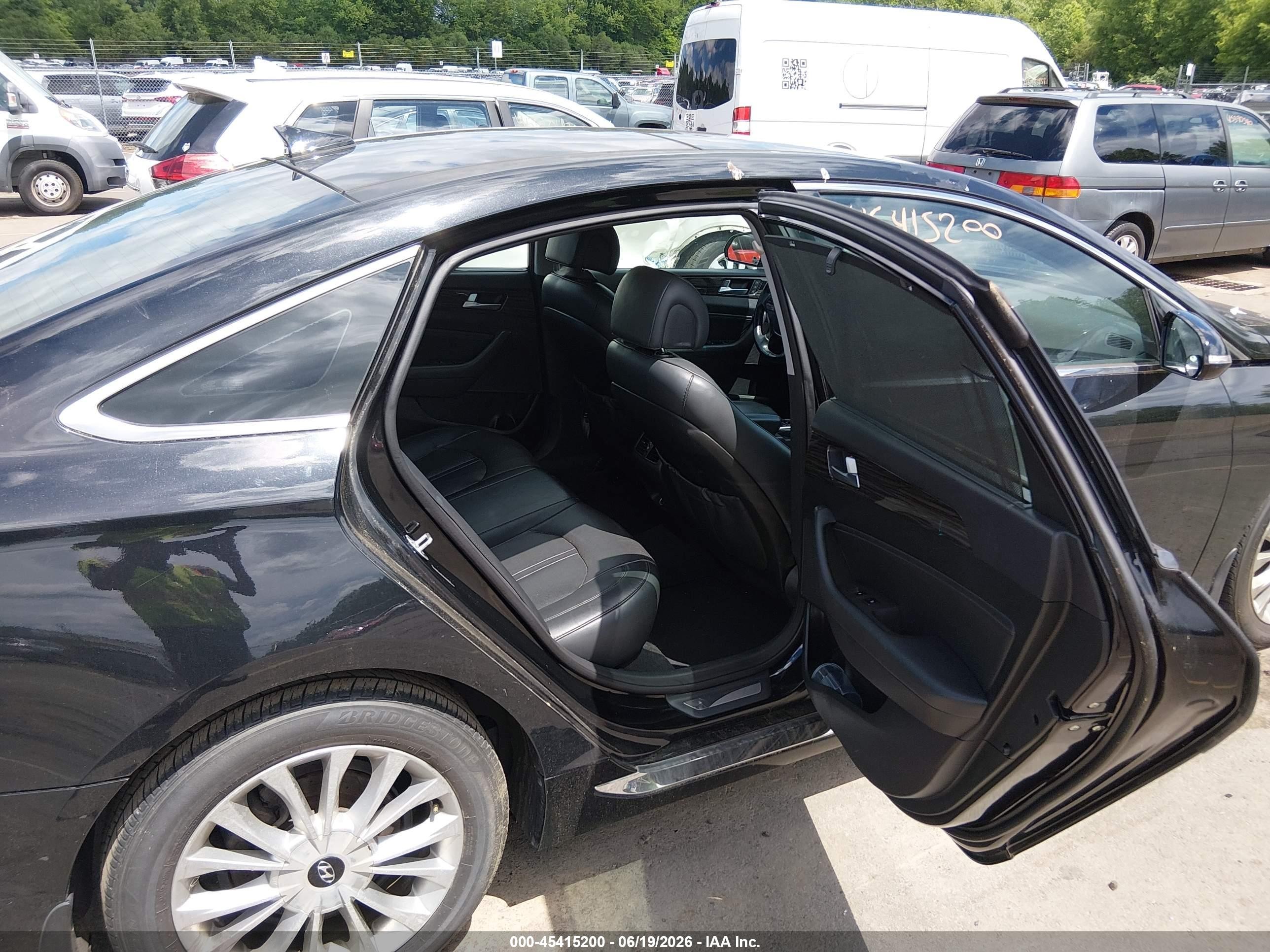 2015 Hyundai Sonata Limited Black vin: 5NPE34AFXFH206056