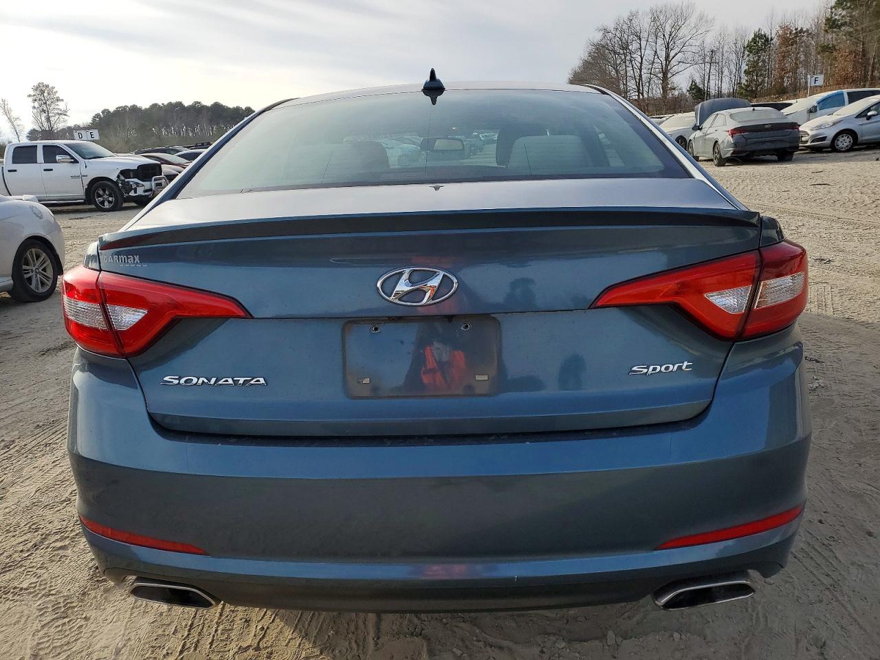 2015 Hyundai Sonata Sport Blue vin: 5NPE34AFXFH207241