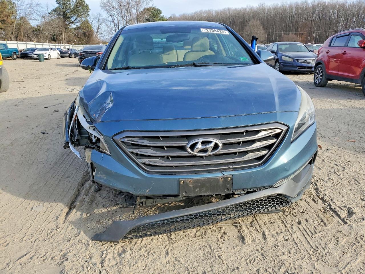2015 Hyundai Sonata Sport Blue vin: 5NPE34AFXFH207241