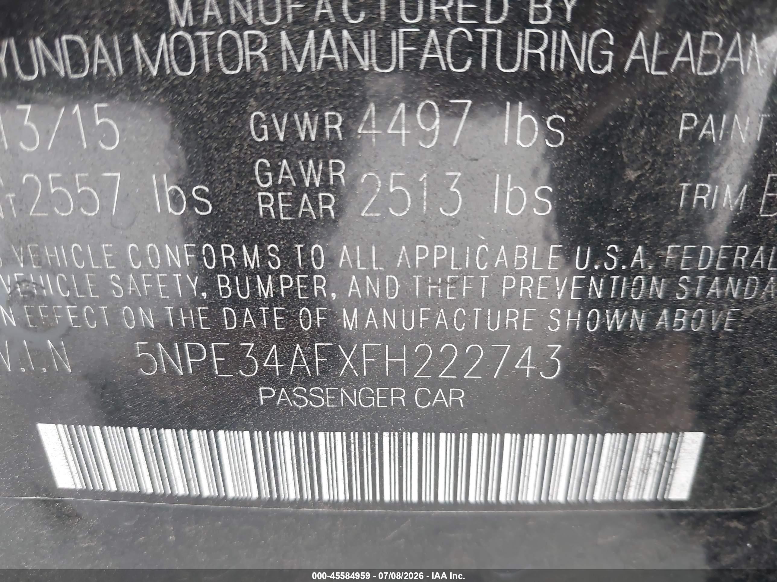 2015 Hyundai Sonata Sport Черный vin: 5NPE34AFXFH222743