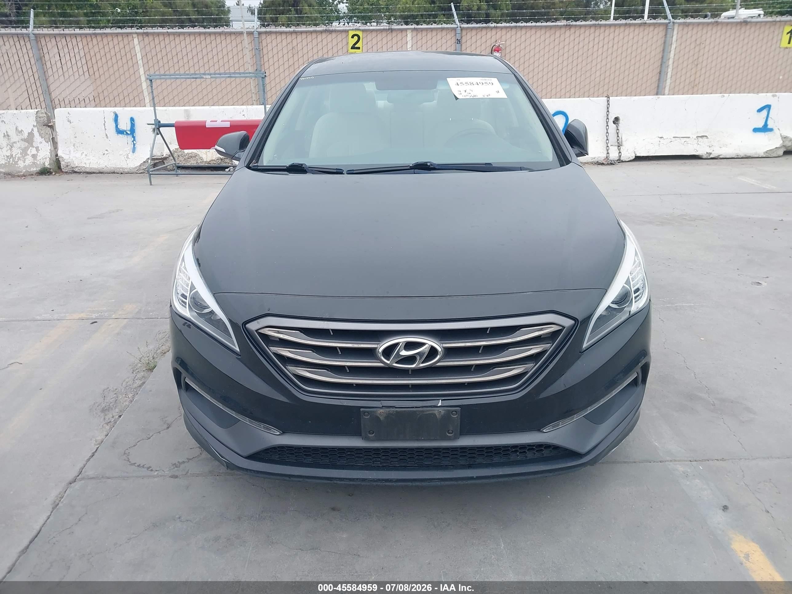 2015 Hyundai Sonata Sport Черный vin: 5NPE34AFXFH222743