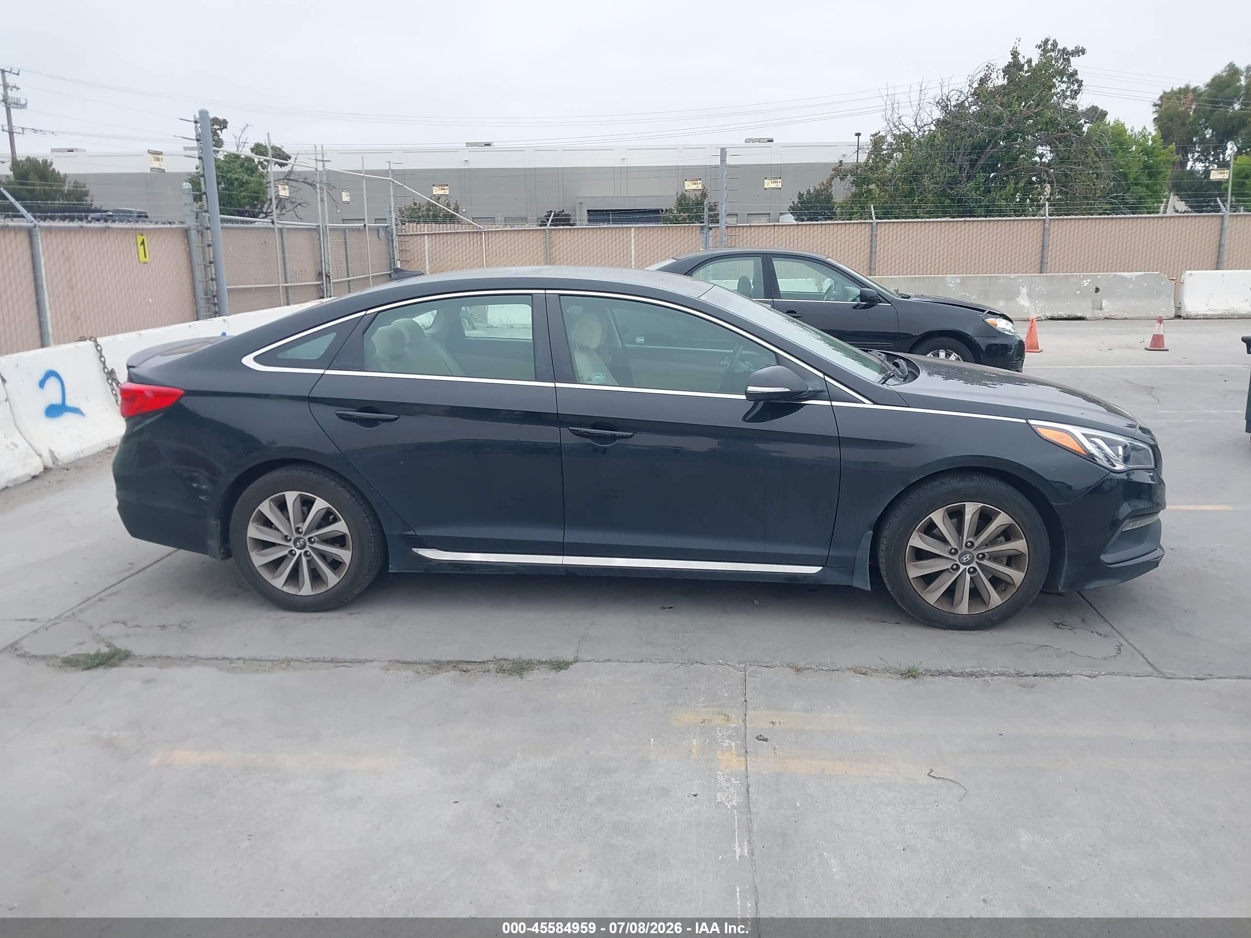 2015 Hyundai Sonata Sport Черный vin: 5NPE34AFXFH222743